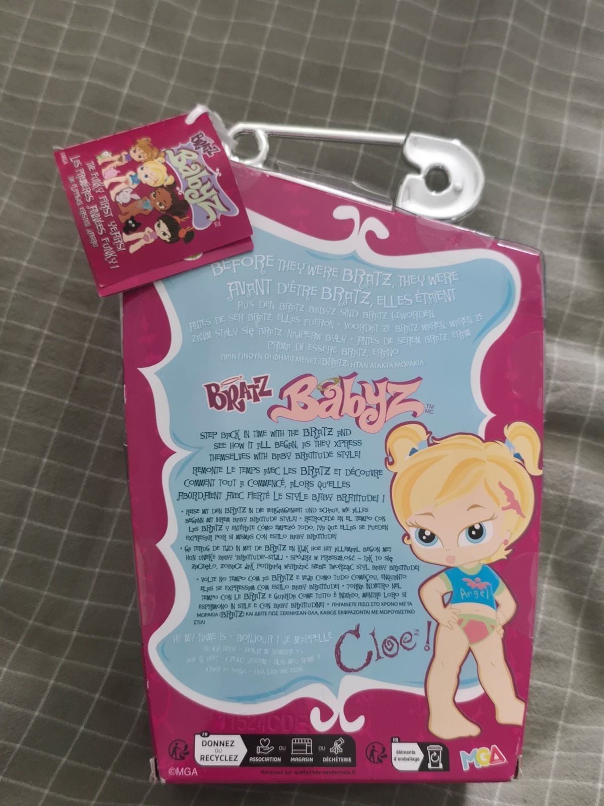 Bratz Babyz Cloe Doll Pink & Blue Accessories New image 2