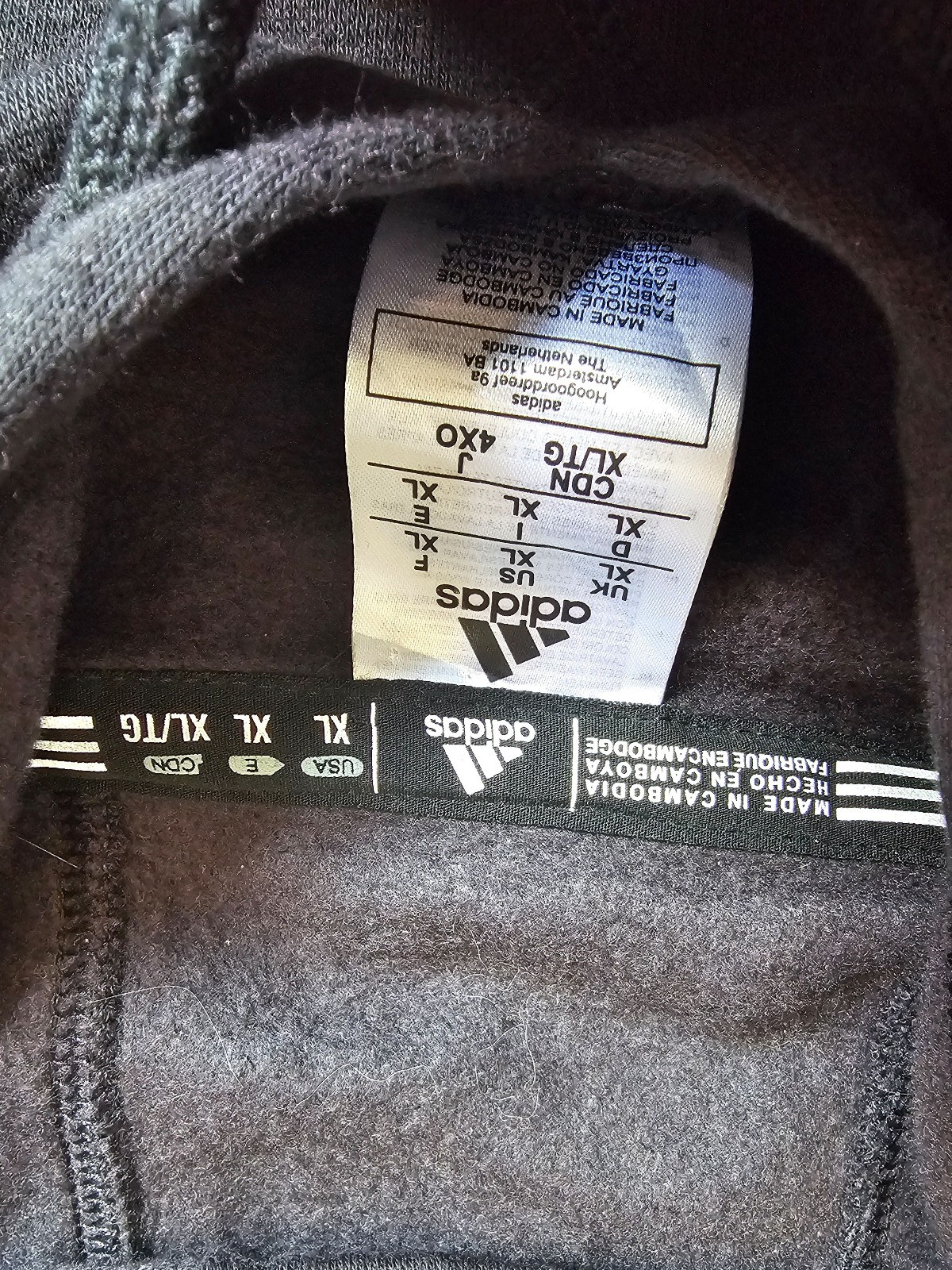Adidas winona state warriors hoodie black mens XL NCAA college sweatshirt image 4