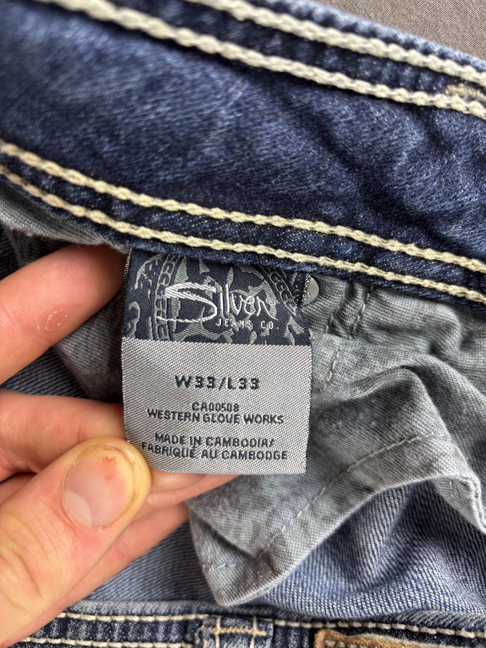 Silver Jeans Suki 17" Surplus | Blau | W33 image 8