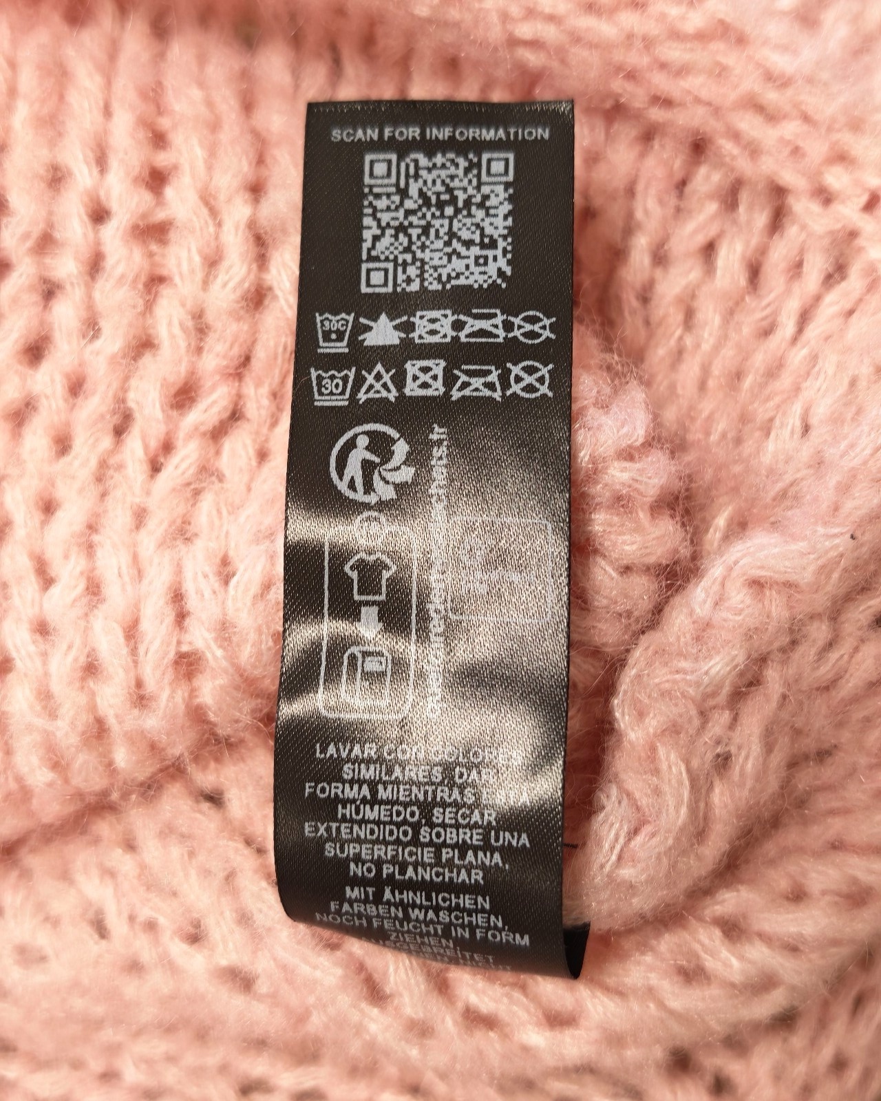 ASOS Pink Wool Blend Knit Jumper Small UK 8-10 Soft Cozy image 5