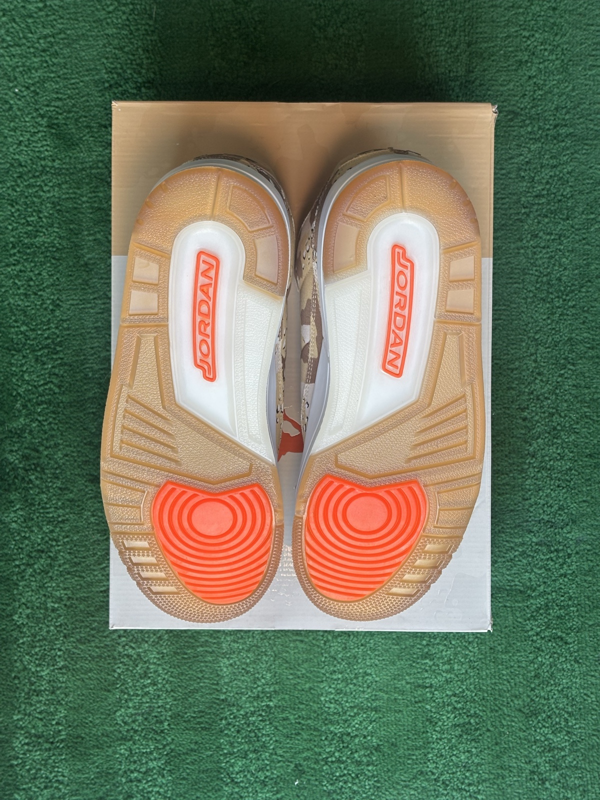 UK 9.5 W Air Jordan 3 Retro Tex | Desert Camo HM4301-200 image 5
