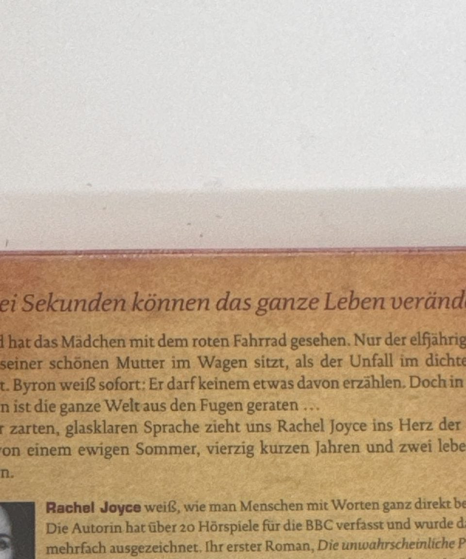 Rachel Joyce German Audio Book Das Jahr, Das Zwei Sekunden Brauchte CD-A- 2 image 6