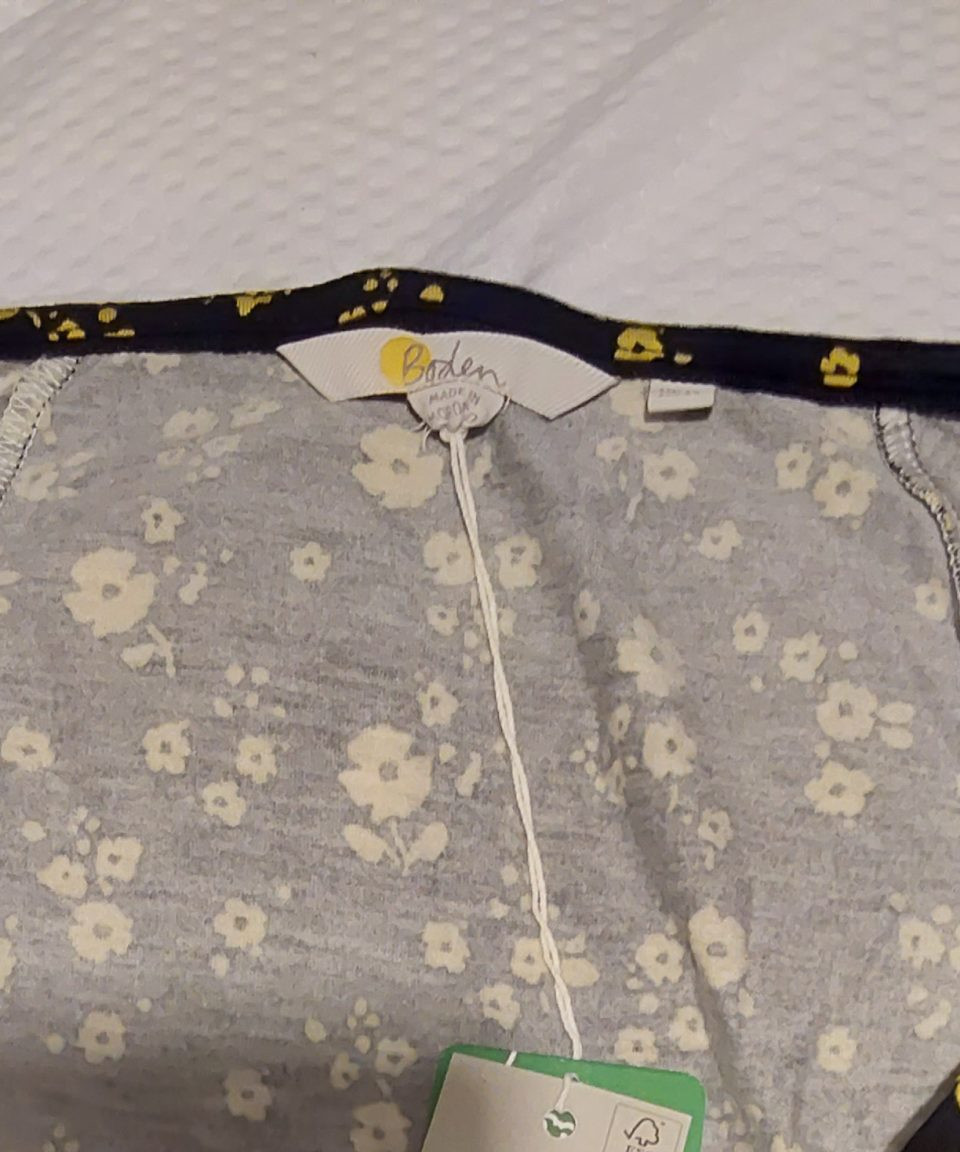 Boden Black & Yellow Floral Print Dress UK Womans Ladies Size 12 BNWT image 10