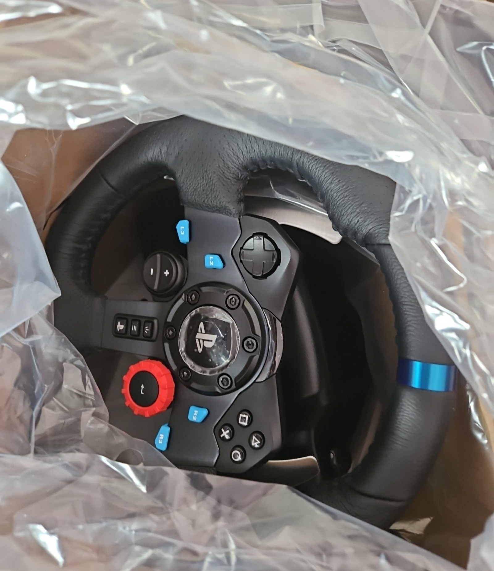Logitech Black G29 Driving Force Racing Wheel for PlayStation PS5 PS4 PS3- Never Used image 5