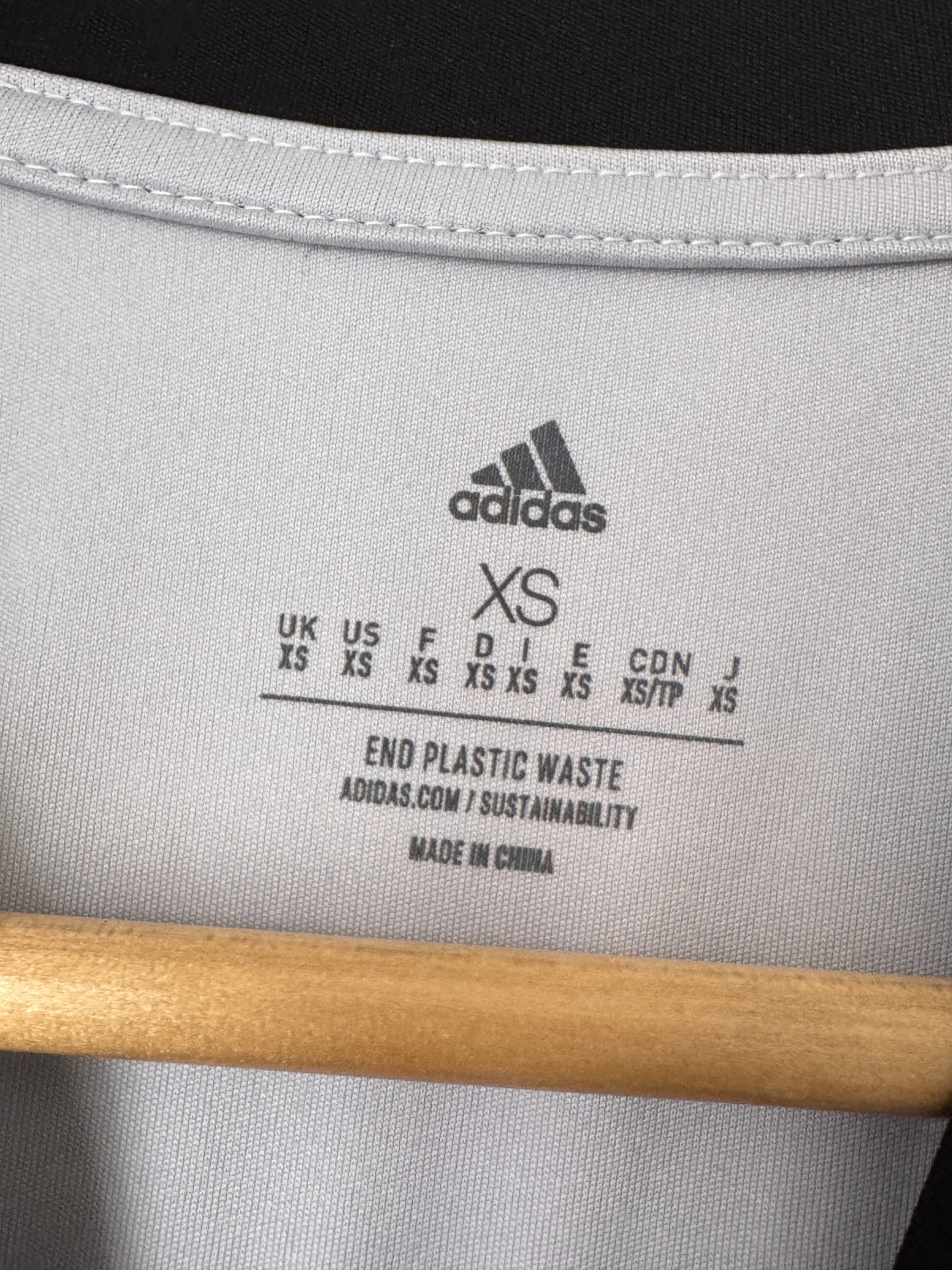 Adidas White & Black & Purple Sports Jersey XS -2875 image 5