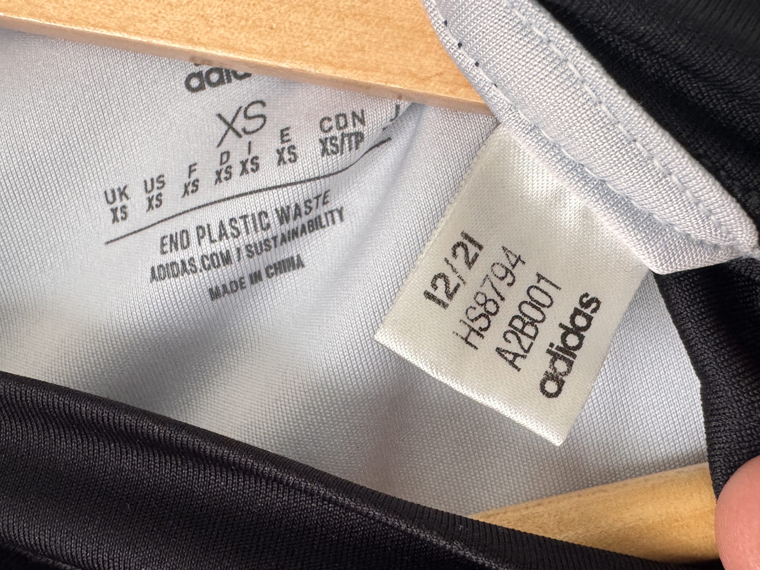 Adidas White & Black & Purple Sports Jersey XS -2875 image 9