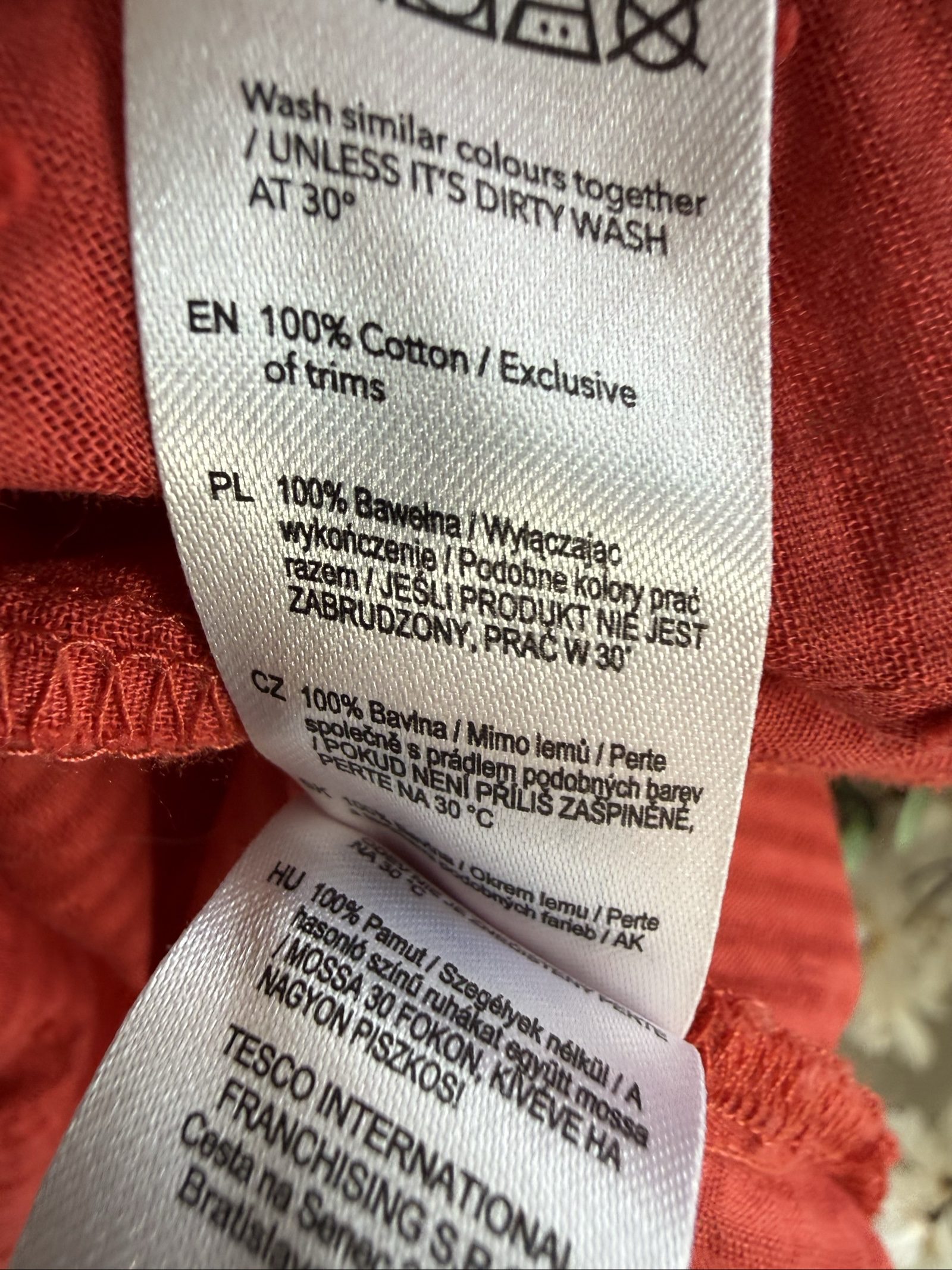 F&F Red Ruffle Sleeveless Top UK 16 Summer Casual Lightweight Blouse image 7