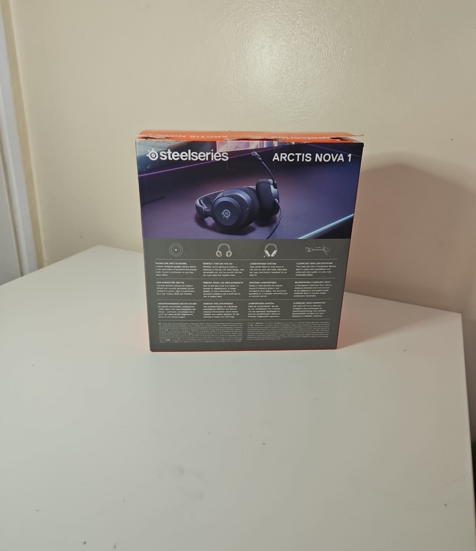 SteelSeries Black Arctis Nova 1 Gaming Headset- Boxes image 3