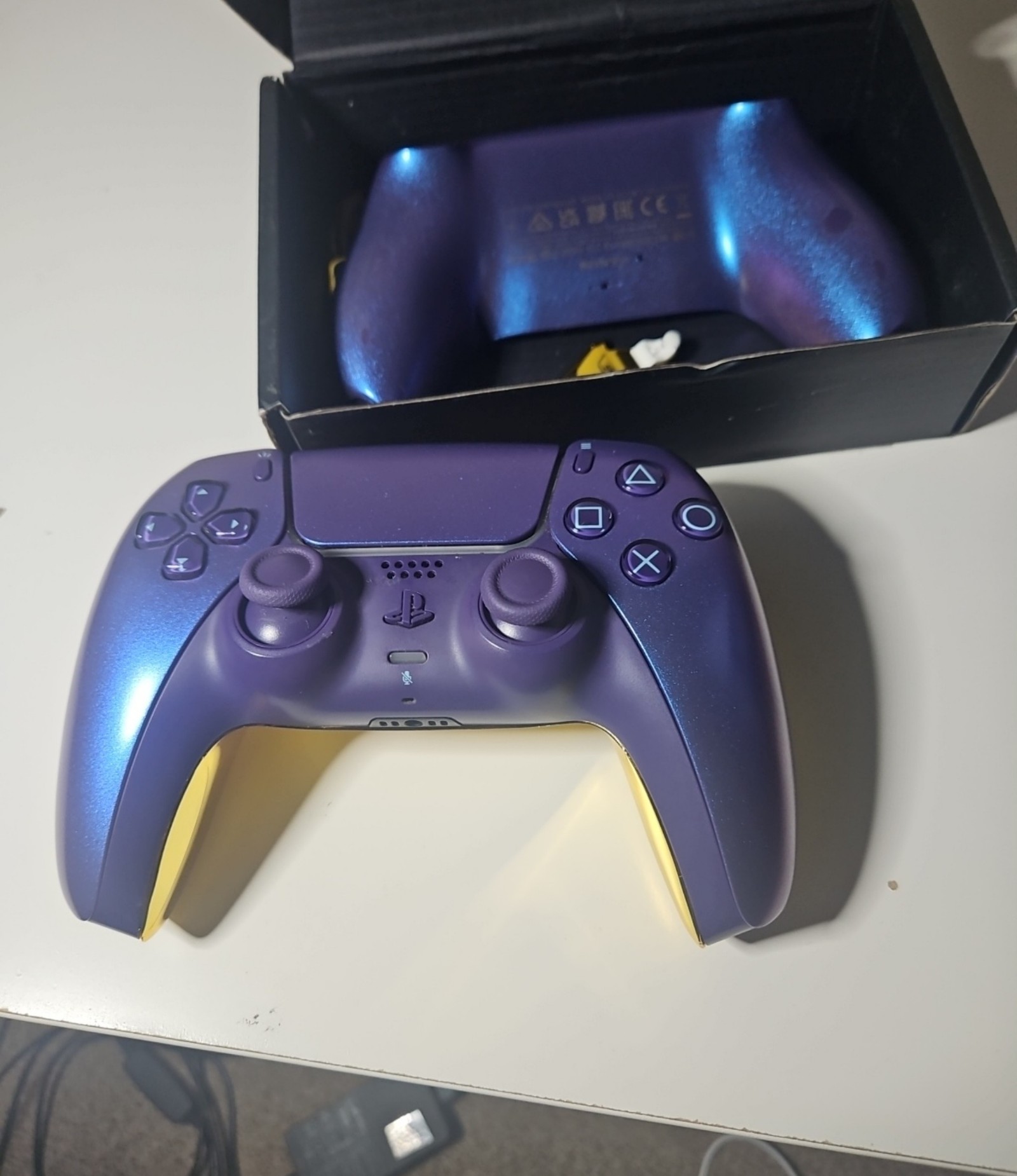 Sony Purple & Gold PS5 DualSense Wireless Controller- For Parts image 3