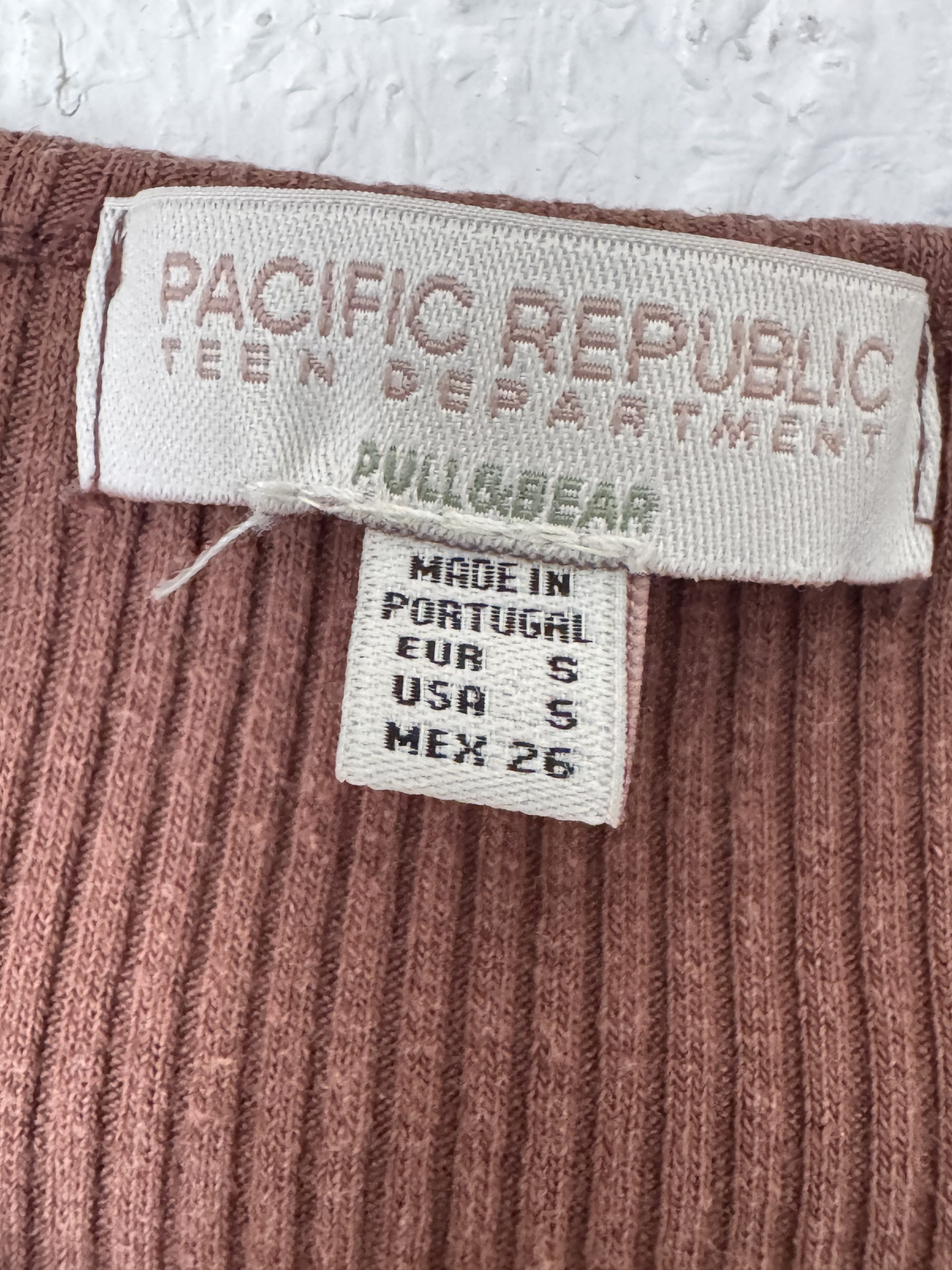 Pacific Republic Brown Ribbed Pullover Women's Small 2877 image 5