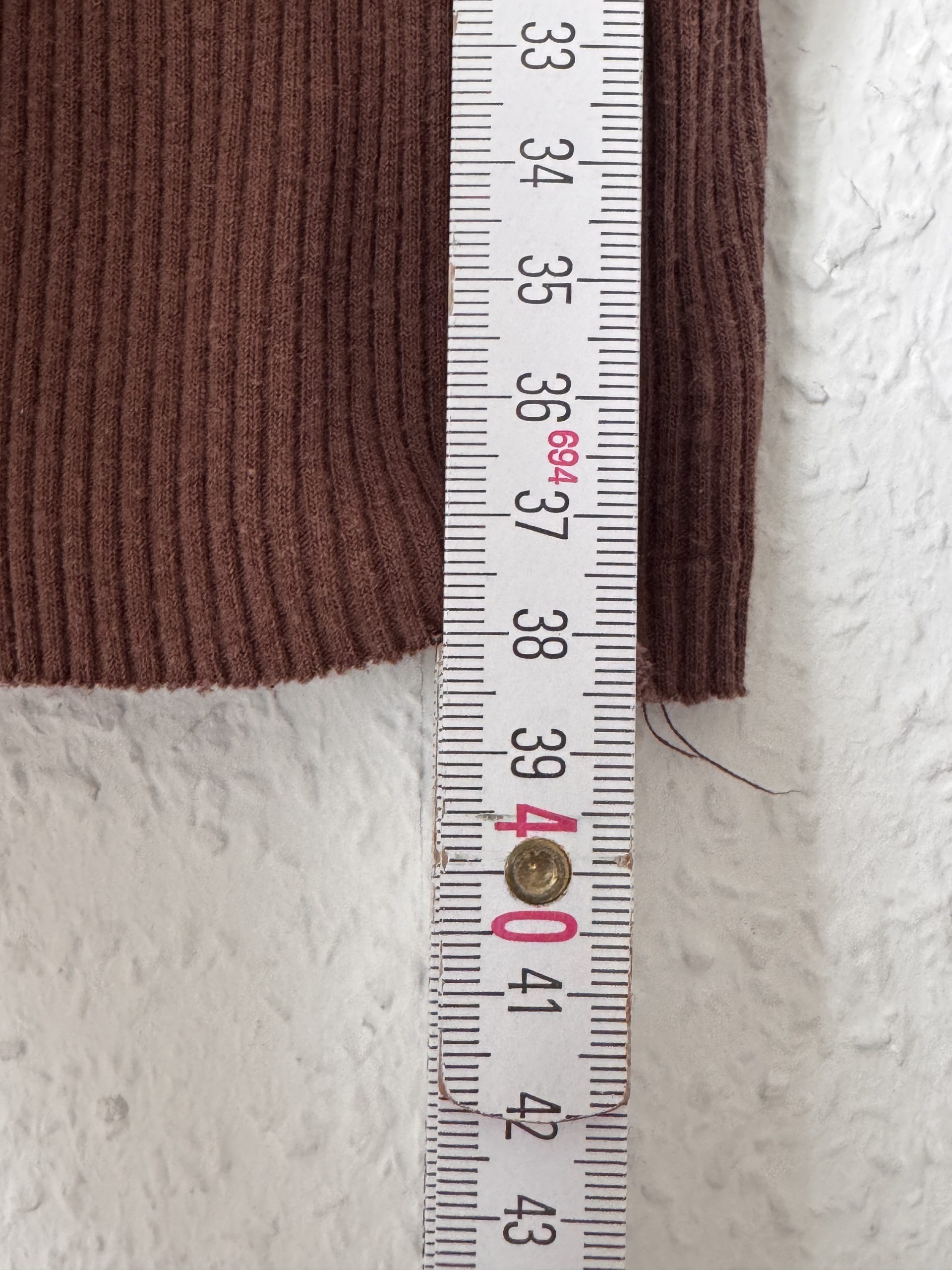 Pacific Republic Brown Ribbed Pullover Women's Small 2877 image 9