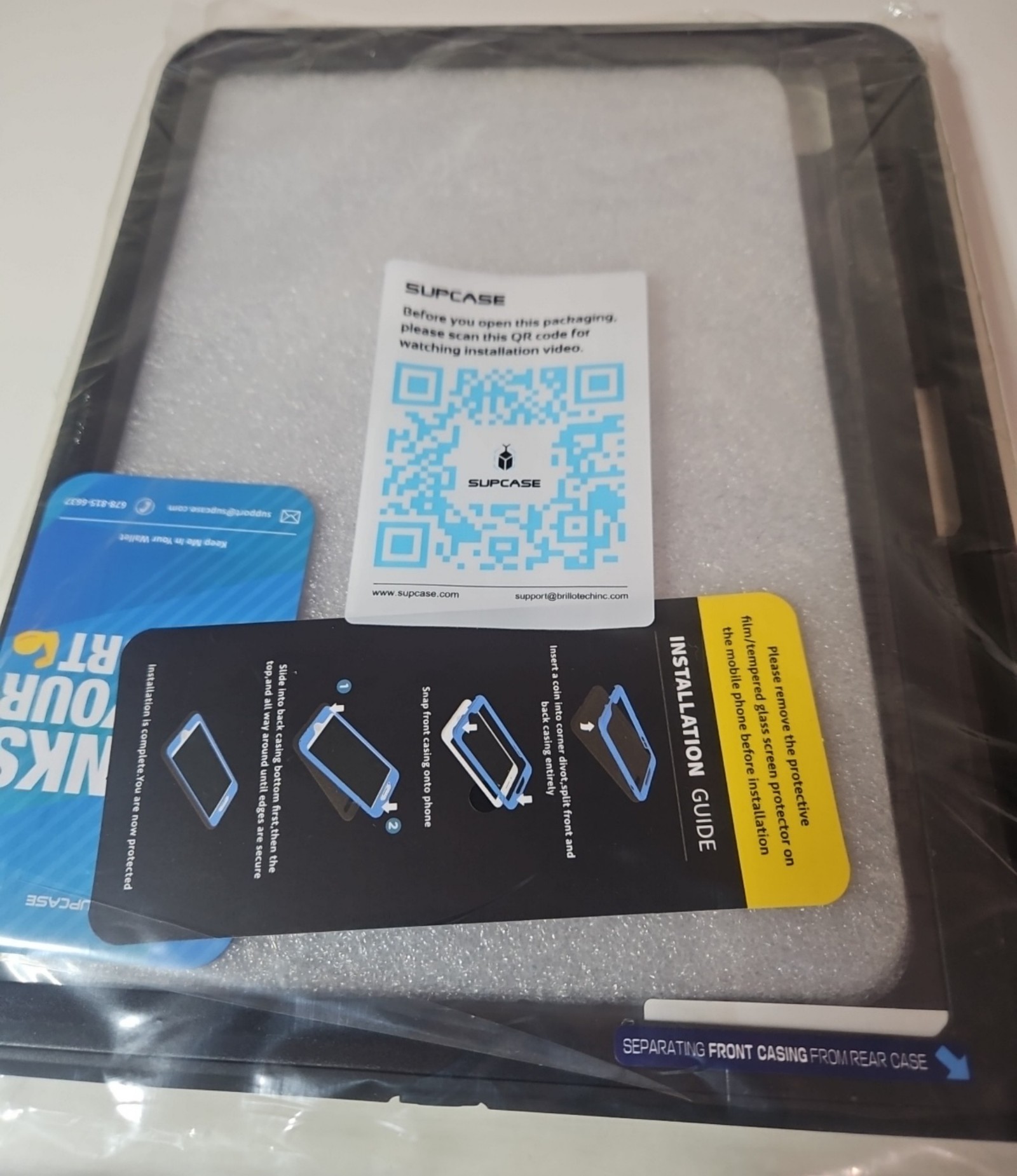 Supcase Black Tough Rugged Tablet Case image 4