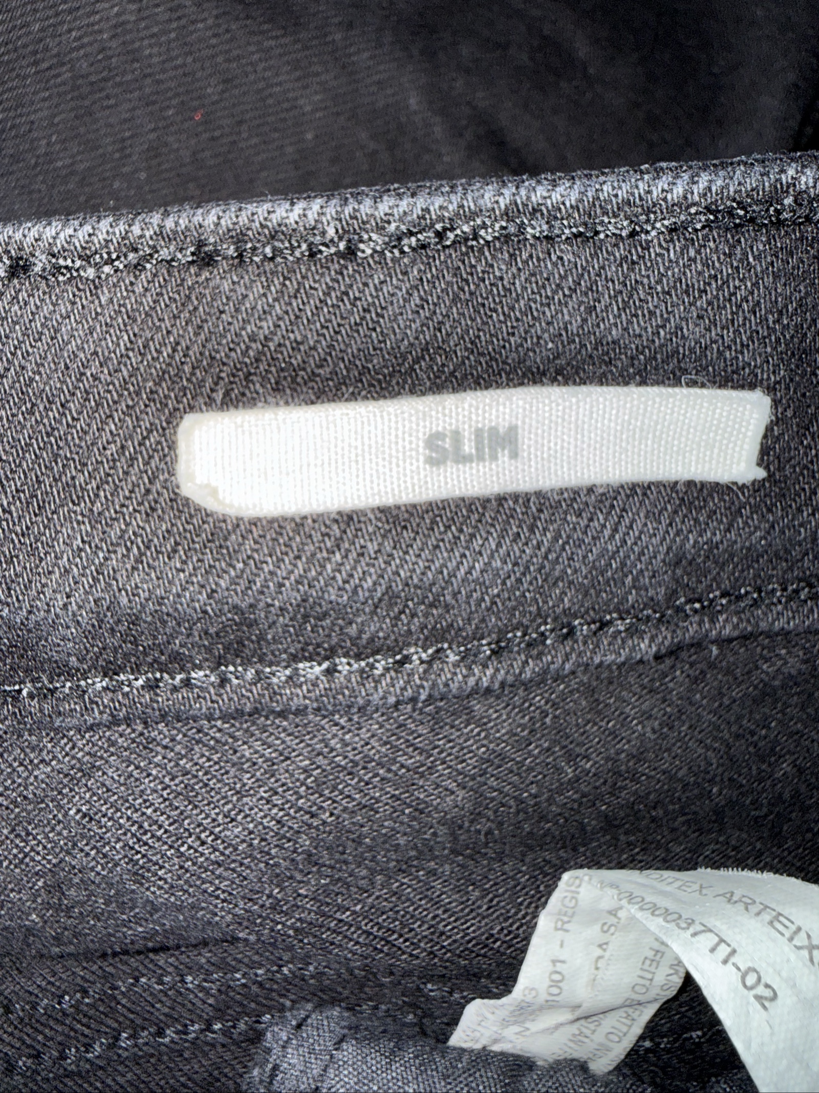 Pull&Bear Black Skinny Jeans Slim Fit Denim Pants UK 10 Classic Style image 7