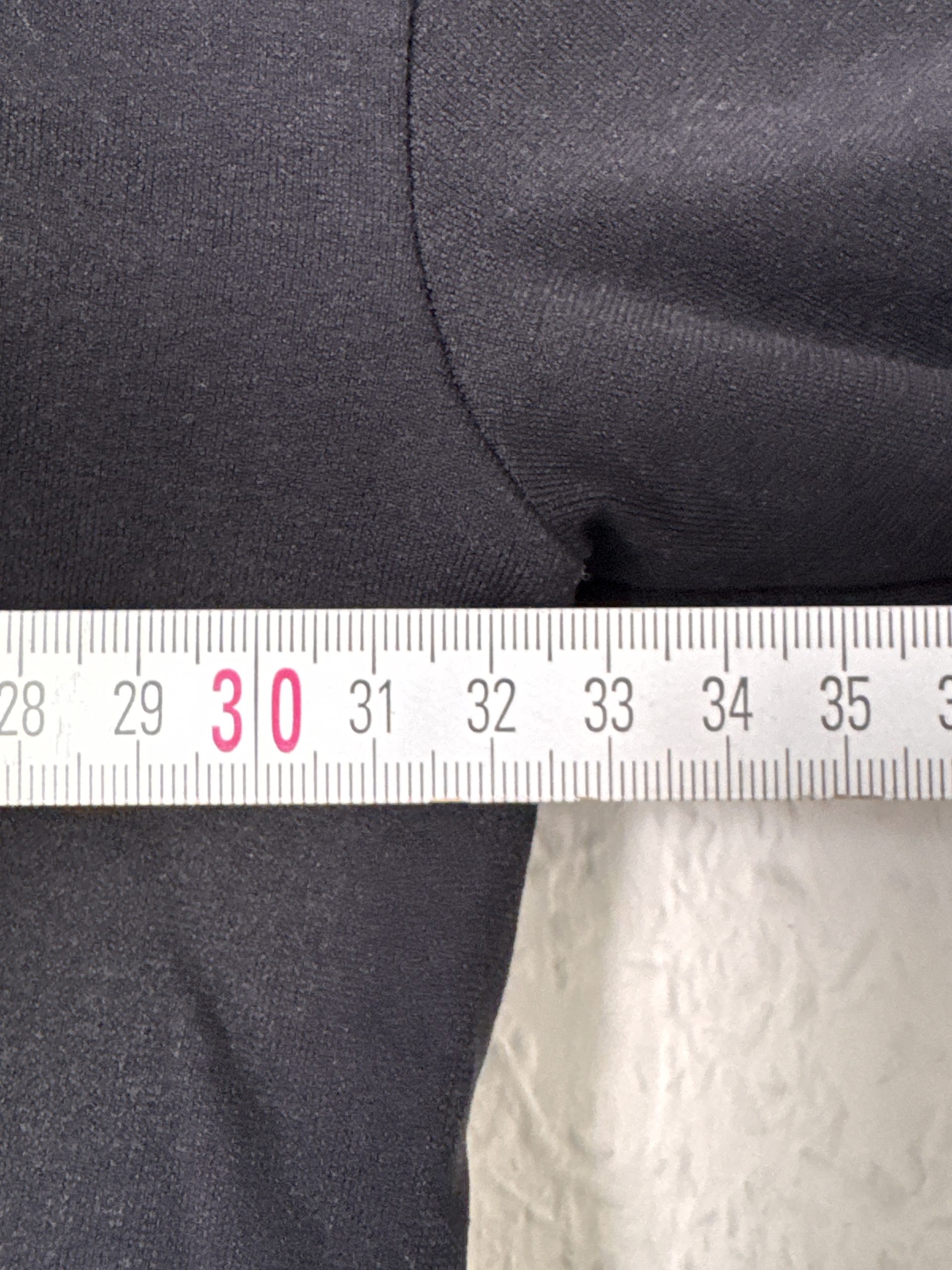 H&M Black Sport Cropped Long Sleeve Top XS 2884 image 8