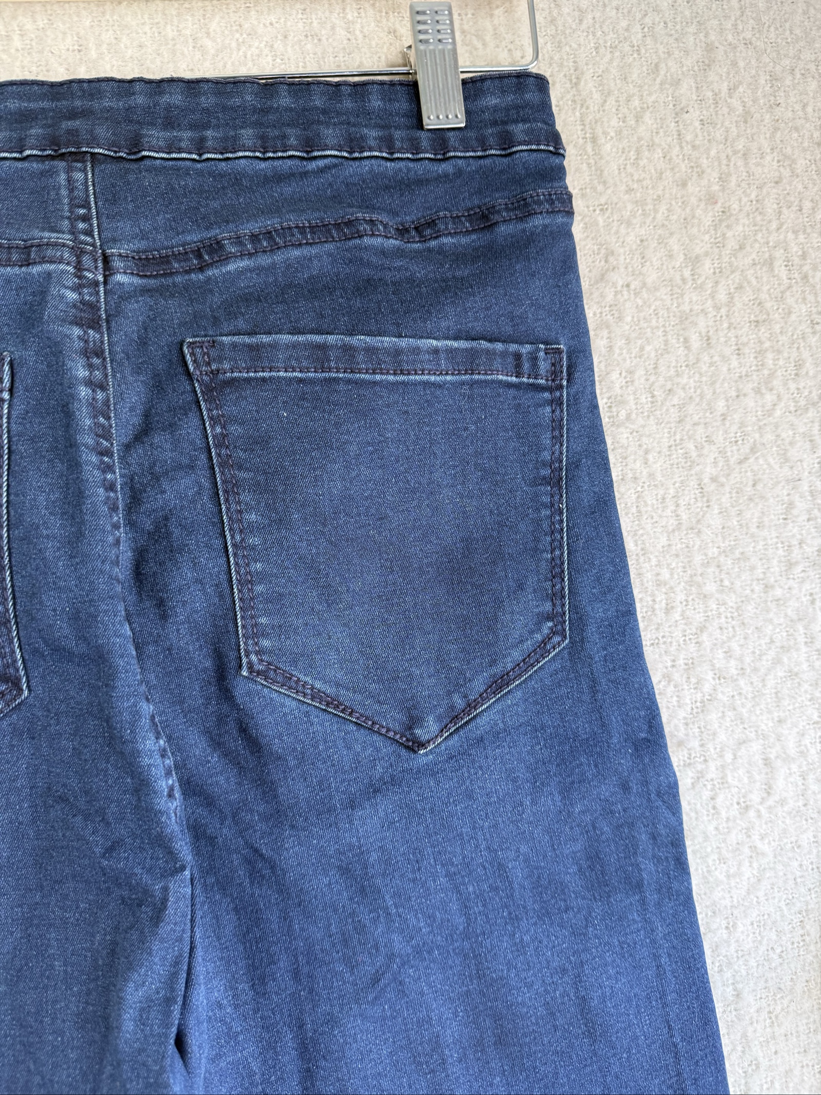 Denim Co Navy Slim Fit Denim Jeans UK 12 Classic Style High Waist Trousers image 5