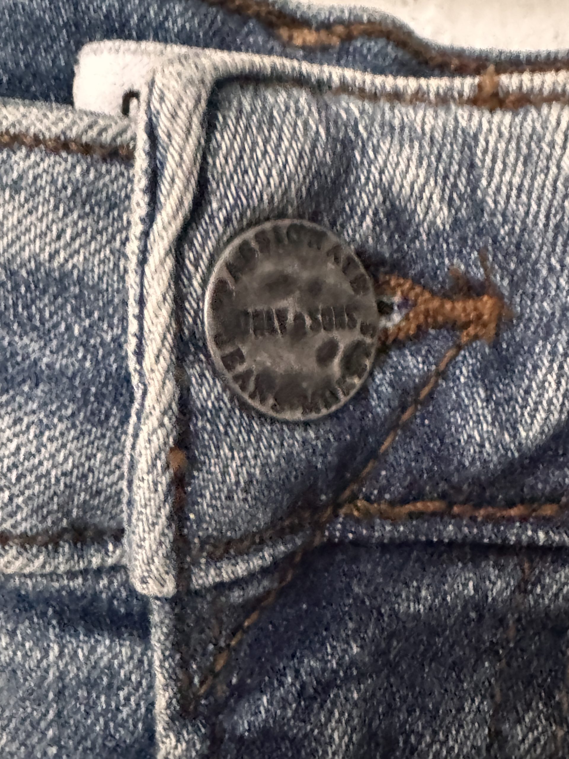 Unbranded Light Blue Distressed Slim Fit Jeans 31 Waist 2889 image 6