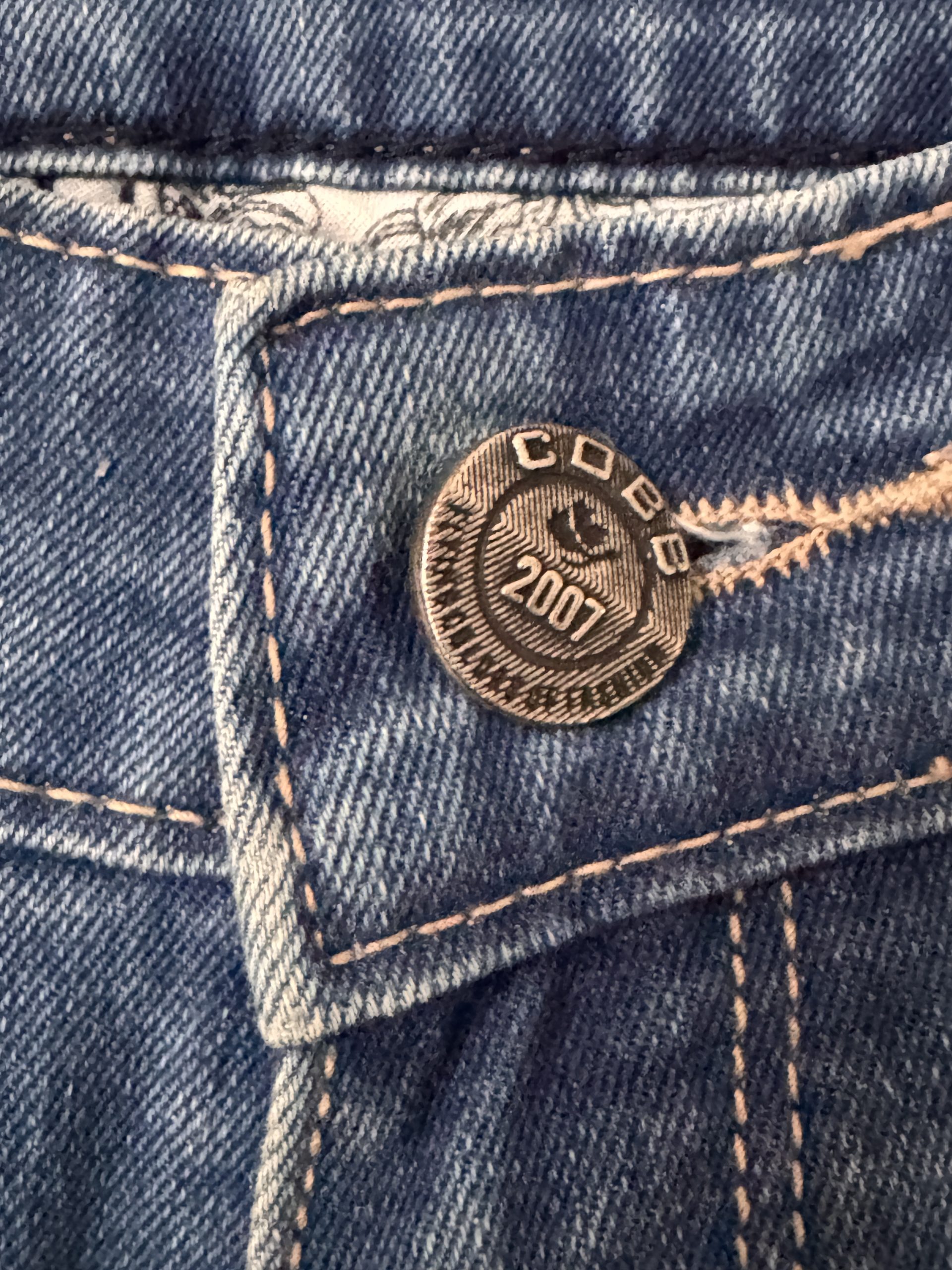 Codex Blue Faded Slim Fit Jeans Size 38 Waist 2891 image 6
