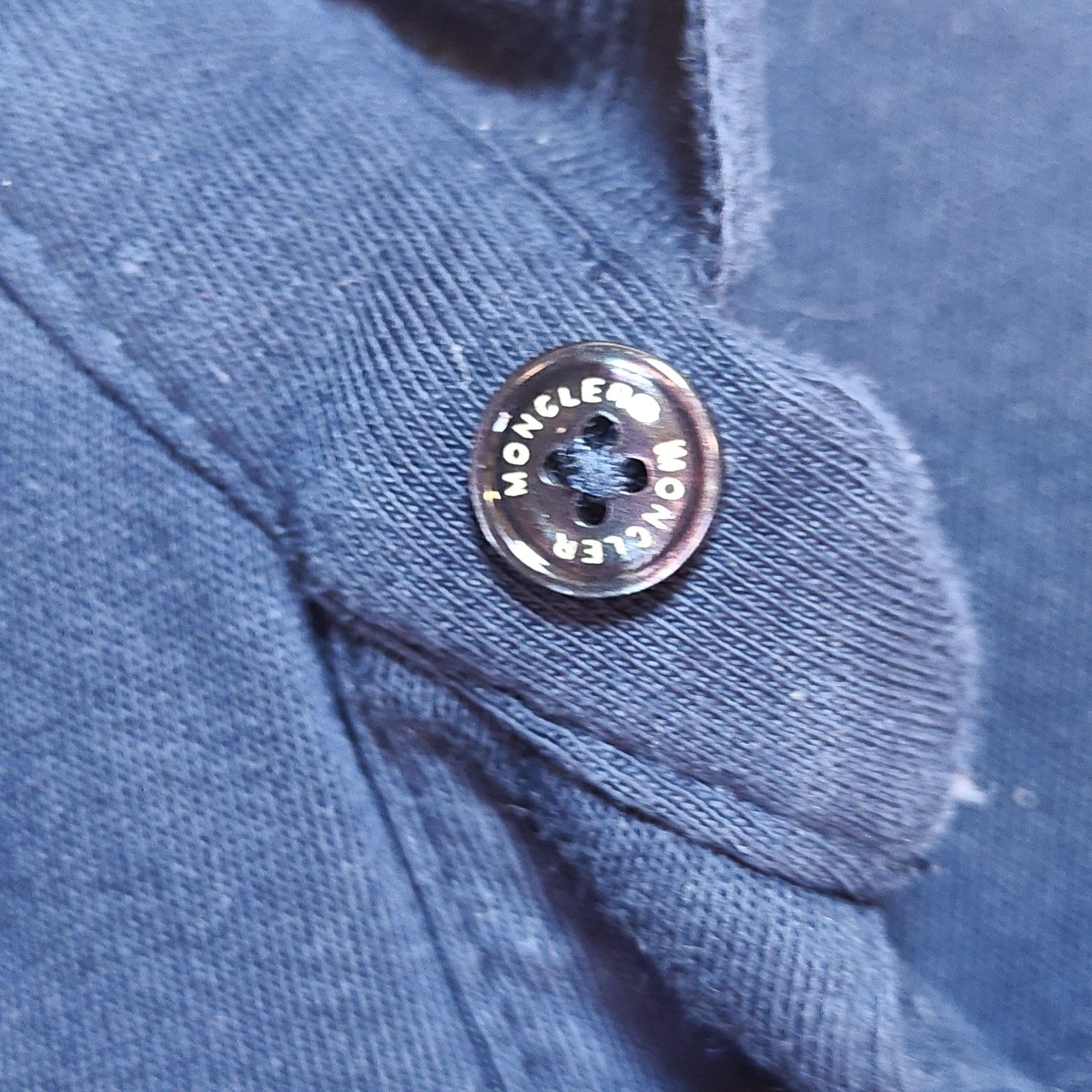 Moncler Long Sleeve Polo Shirt Men Large image 6