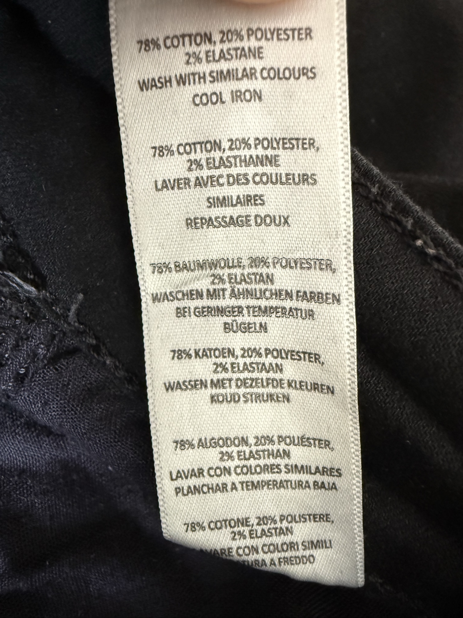 Boohoo Black Skinny Jeans UK 16 Stylish Casual Slim Leg Denim Pants image 6