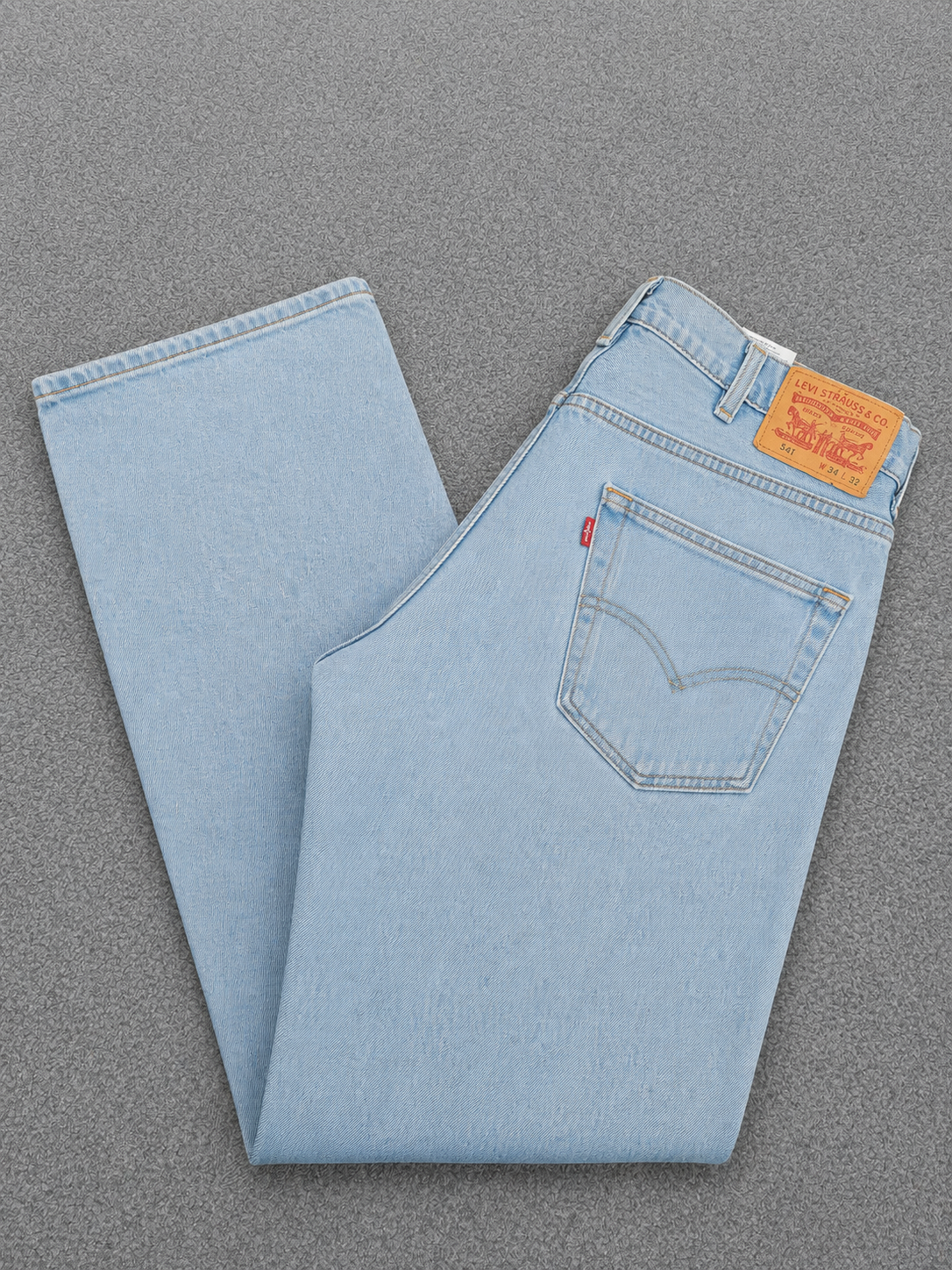 Levi's Light Blue Red Tab Baggy Fit Jeans 34"
