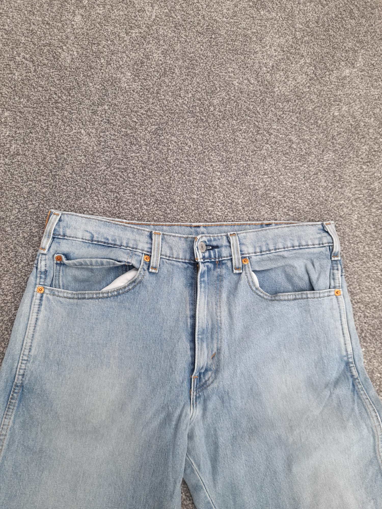 Levi's Light Blue Red Tab Baggy Fit Jeans 34" image 3