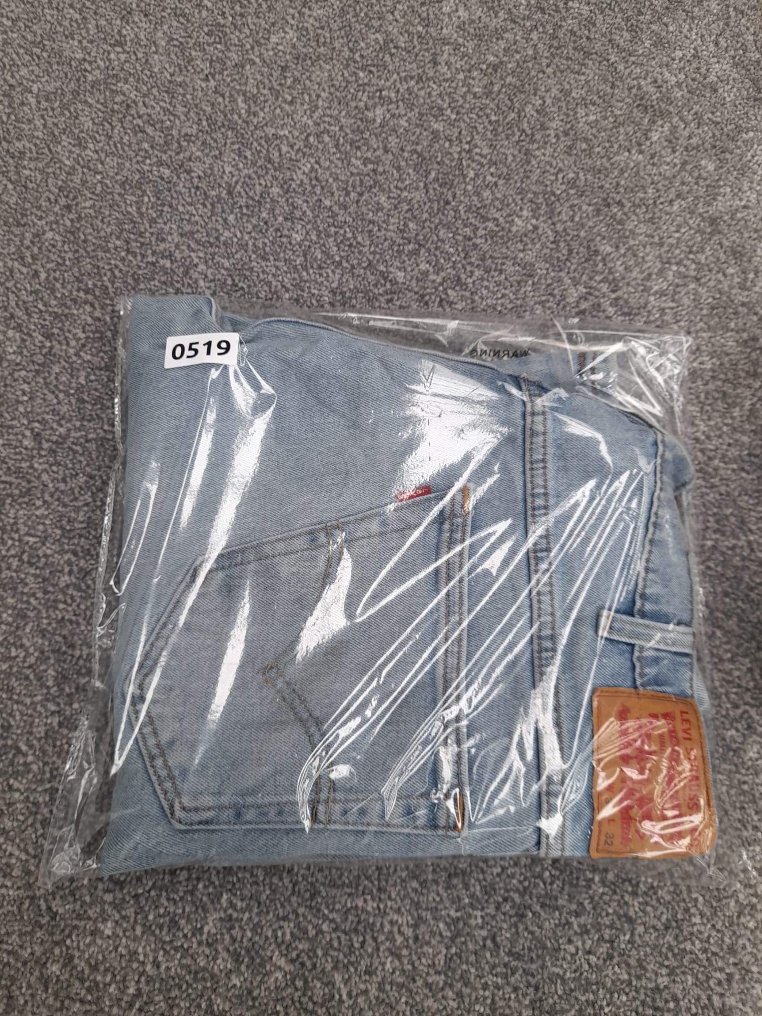 Levi's Light Blue Red Tab Baggy Fit Jeans 34" image 9