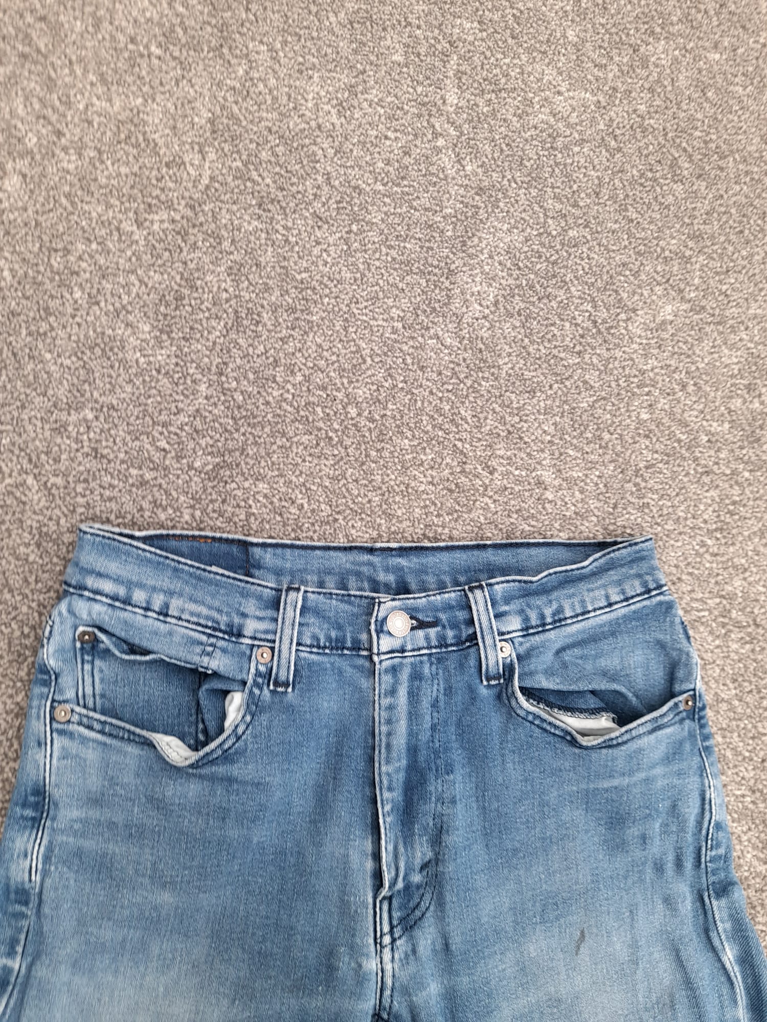 Levi's Light Blue 514 Slim Straight Red Tab Jeans 32" image 3
