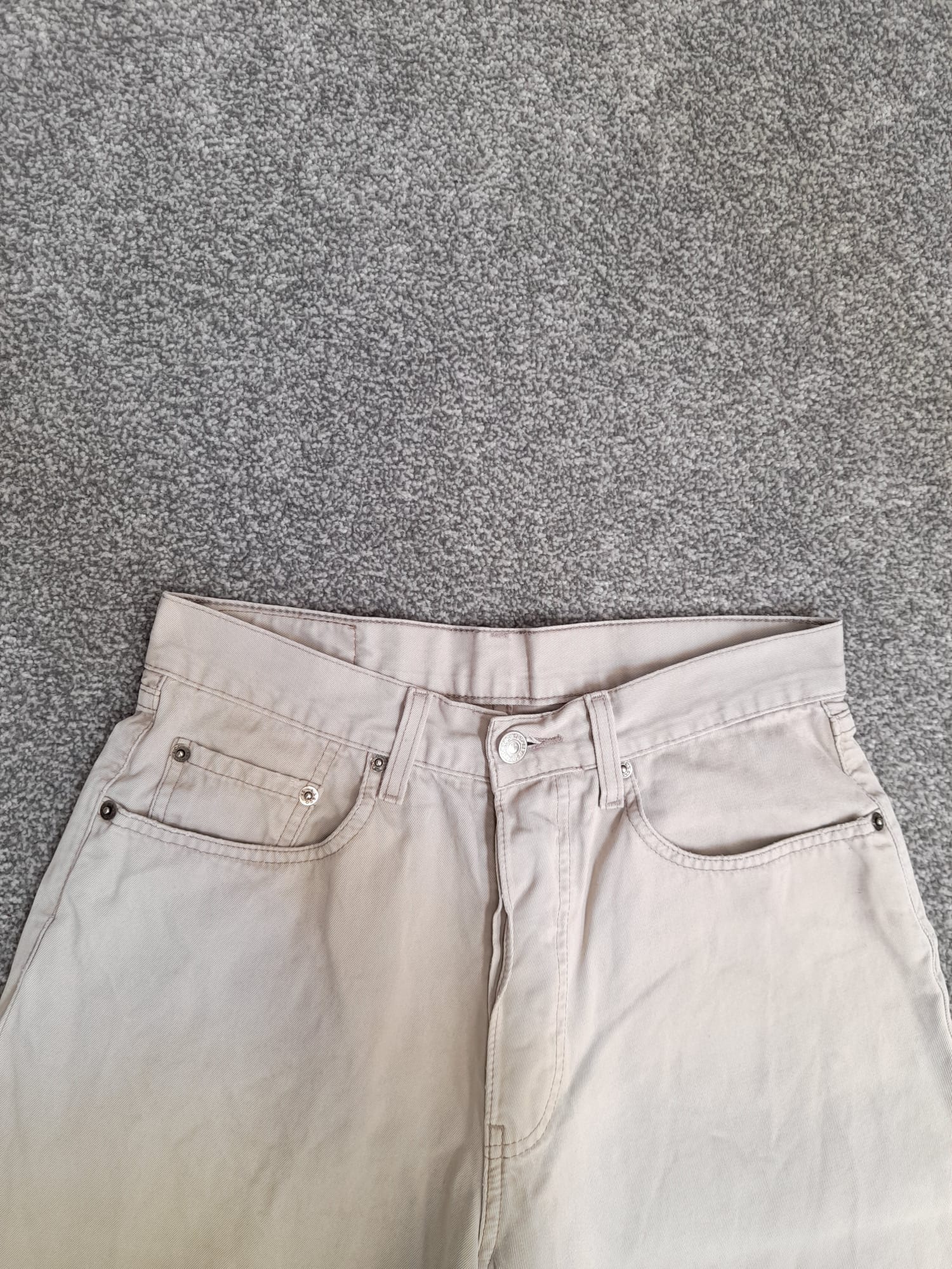 Levi's Beige Denim Black Tab Jeans Waist 28" image 5