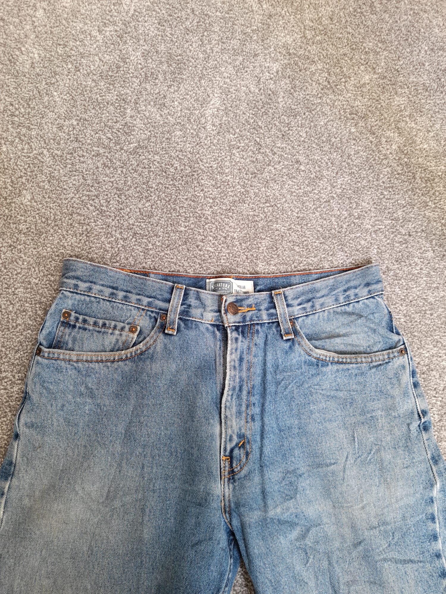 Signature Levi's Light Blue Denim Jeans 33" image 5
