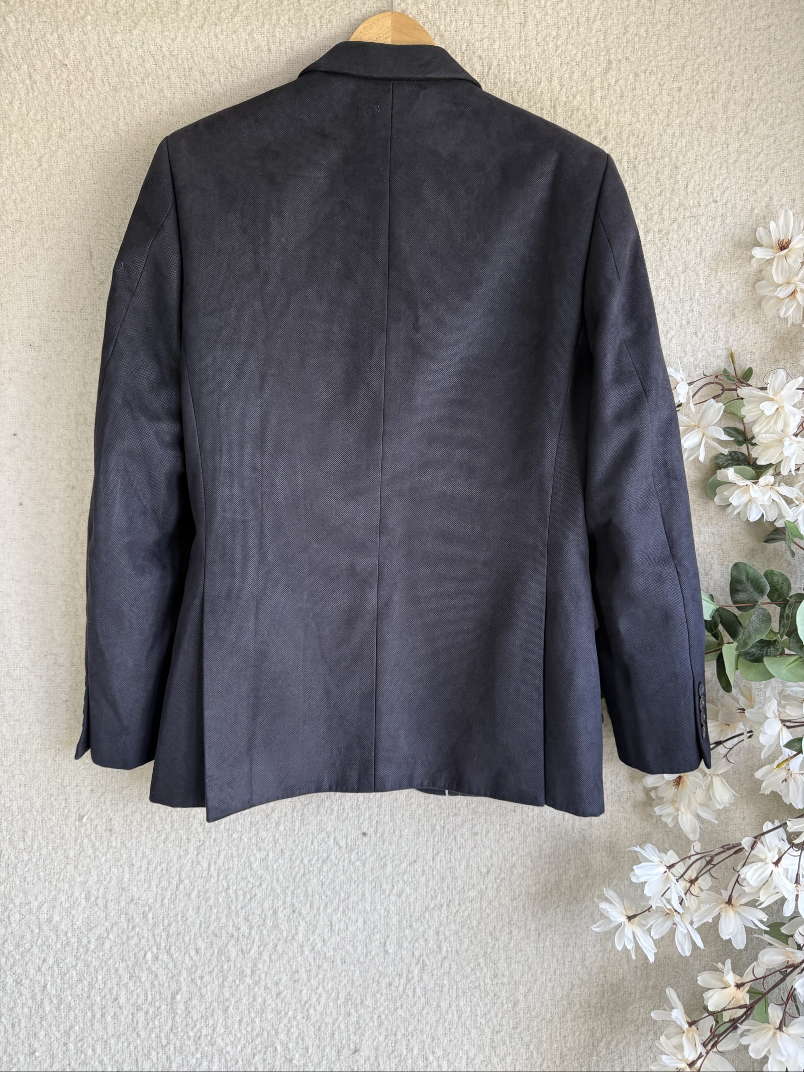 Jeff Banks Black Classic Two Button Blazer Jacket 38R Slim Fit Formal Wear image 5