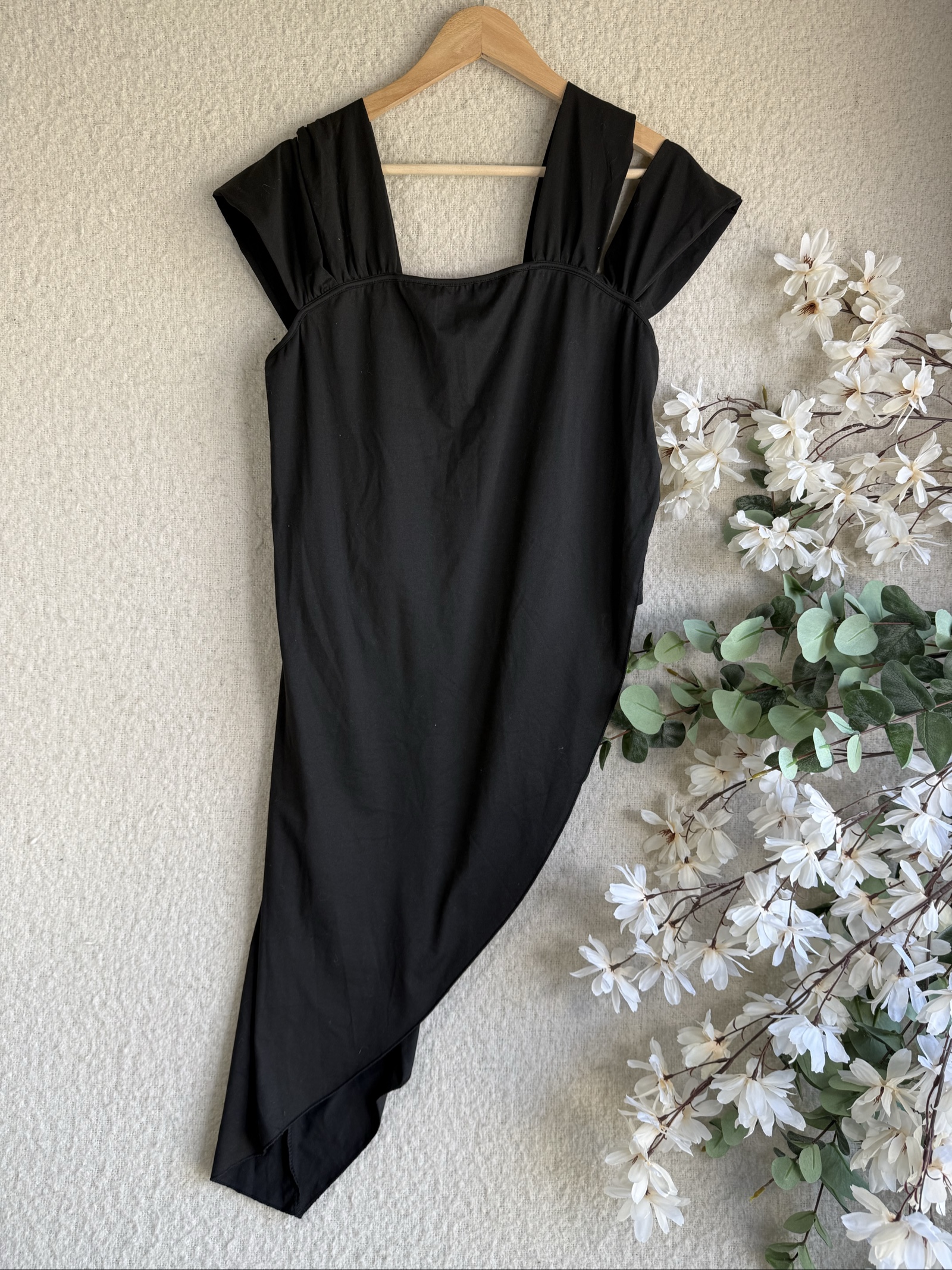 Shein Black Curve Asymmetric Dress 2XL Sleeveless Elegant Plus Size