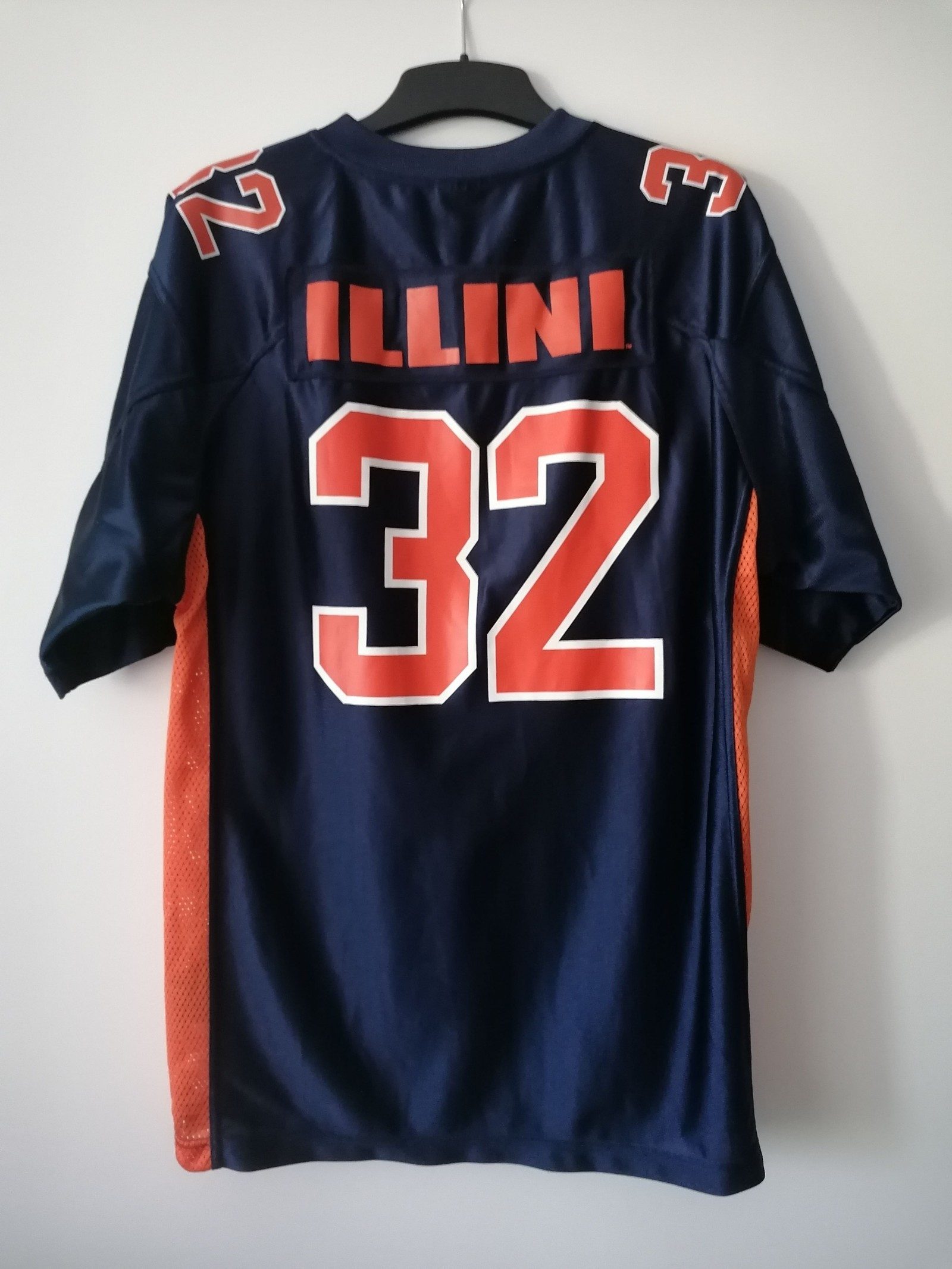 Starter Herren Football Jersey Medium Nr. 32 Navy Orange Vintage Trikot image 6