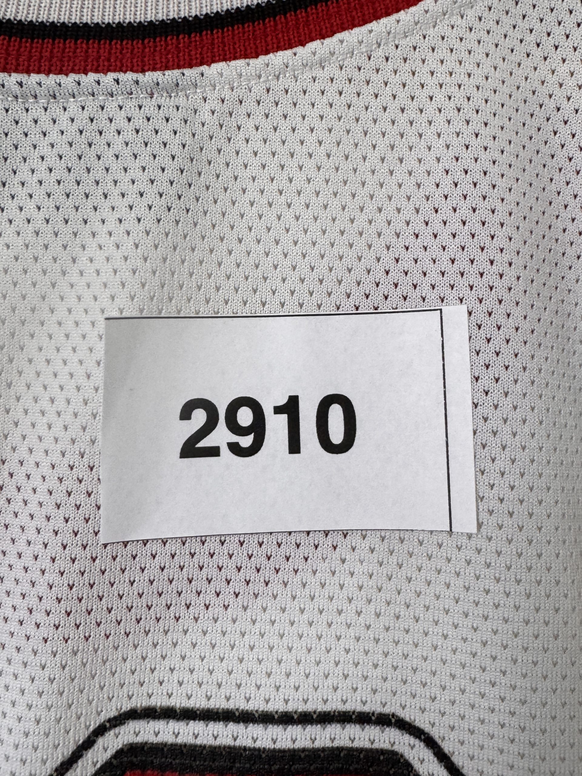 Restricted White & Red Score 63 Basketball Jersey XL 2910 image 10