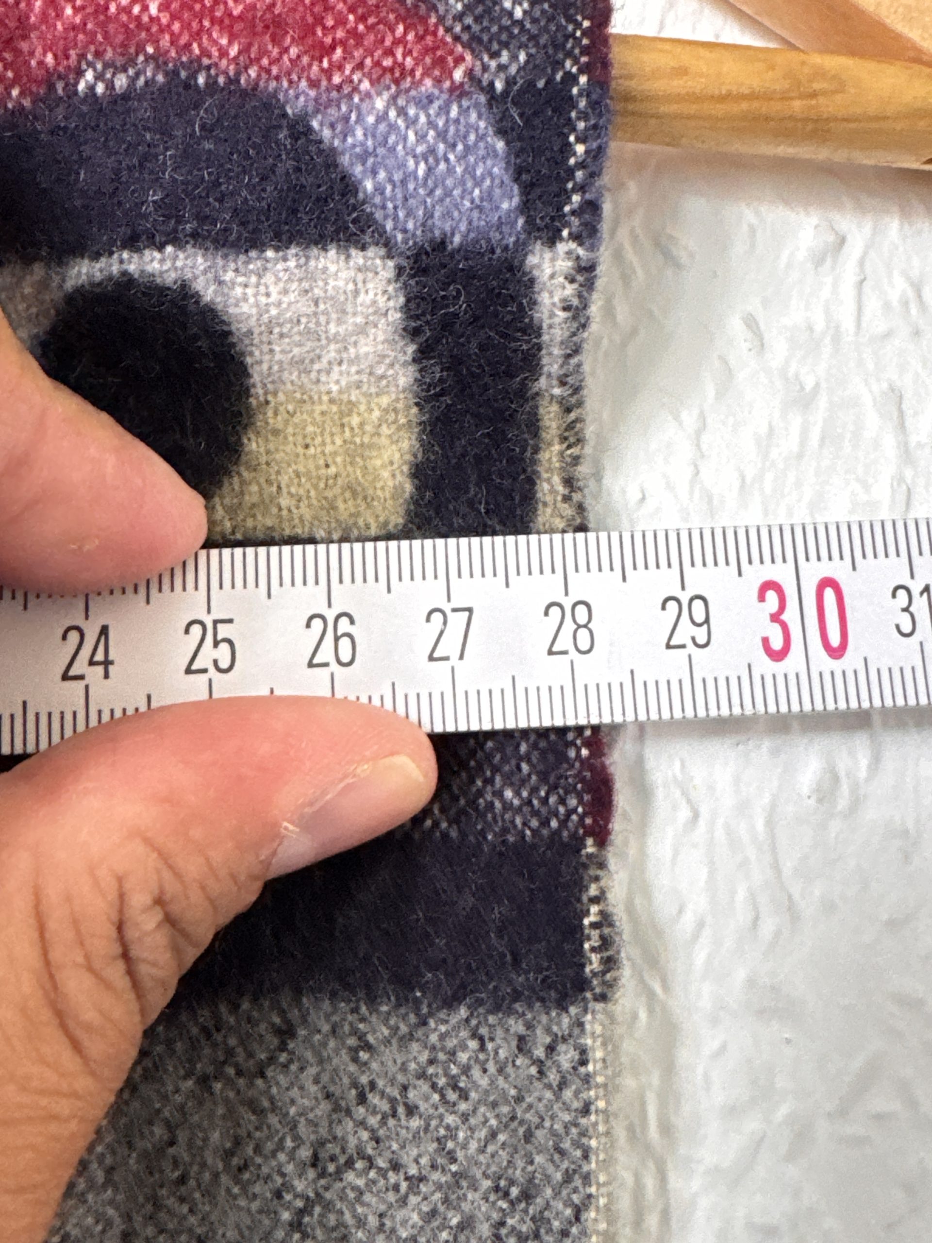 Unbranded Multi Colour Patterned Wool Scarf One Size 2914 image 8