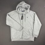 Polo Ralph Lauren Grau Zipper Größe L Kapuzenhoodie