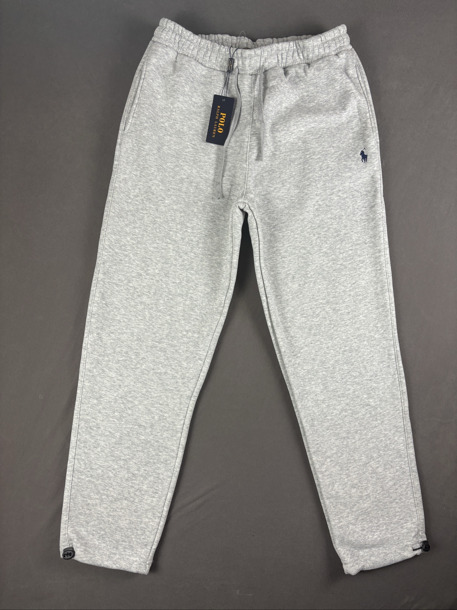 Polo Ralph Lauren Hellgrau Open Leg Jogger Jogginghose L Baumwolle image 2