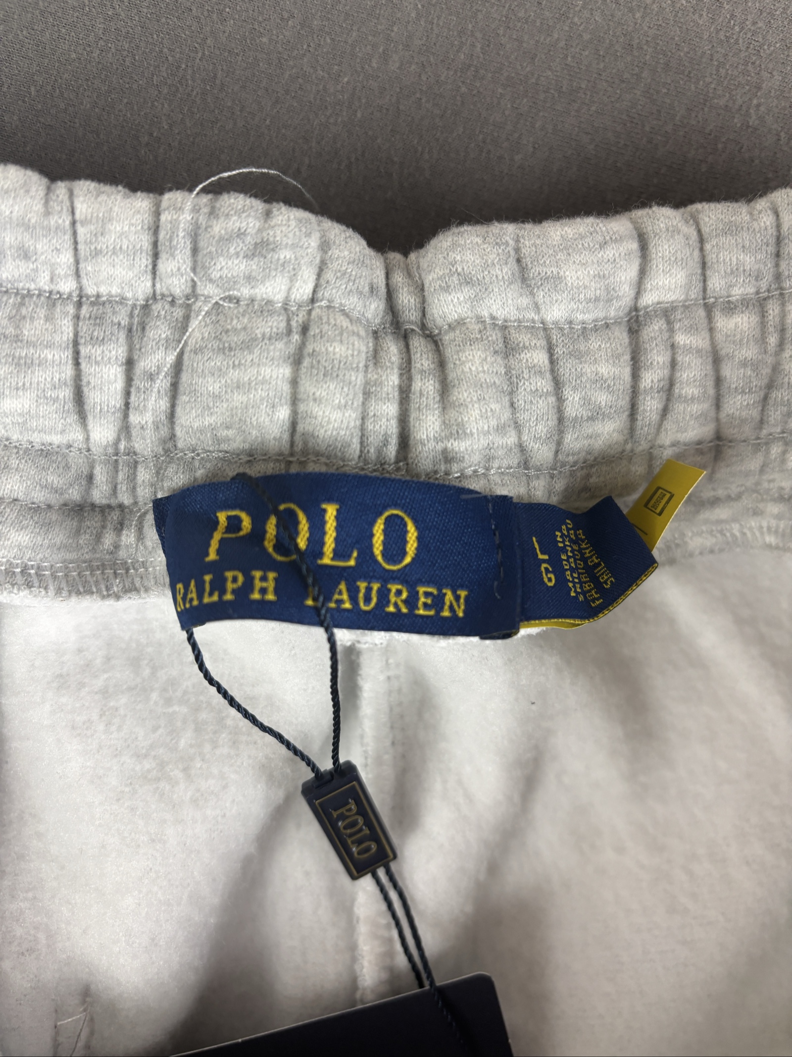 Polo Ralph Lauren Hellgrau Open Leg Jogger Jogginghose L Baumwolle image 5
