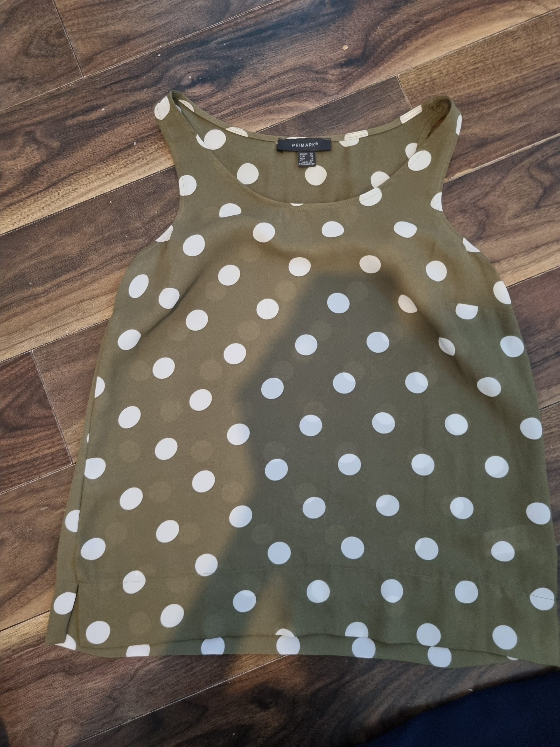 Primark and Atmosphere green blue and black sleevless tops UK 8 - 10 image 2