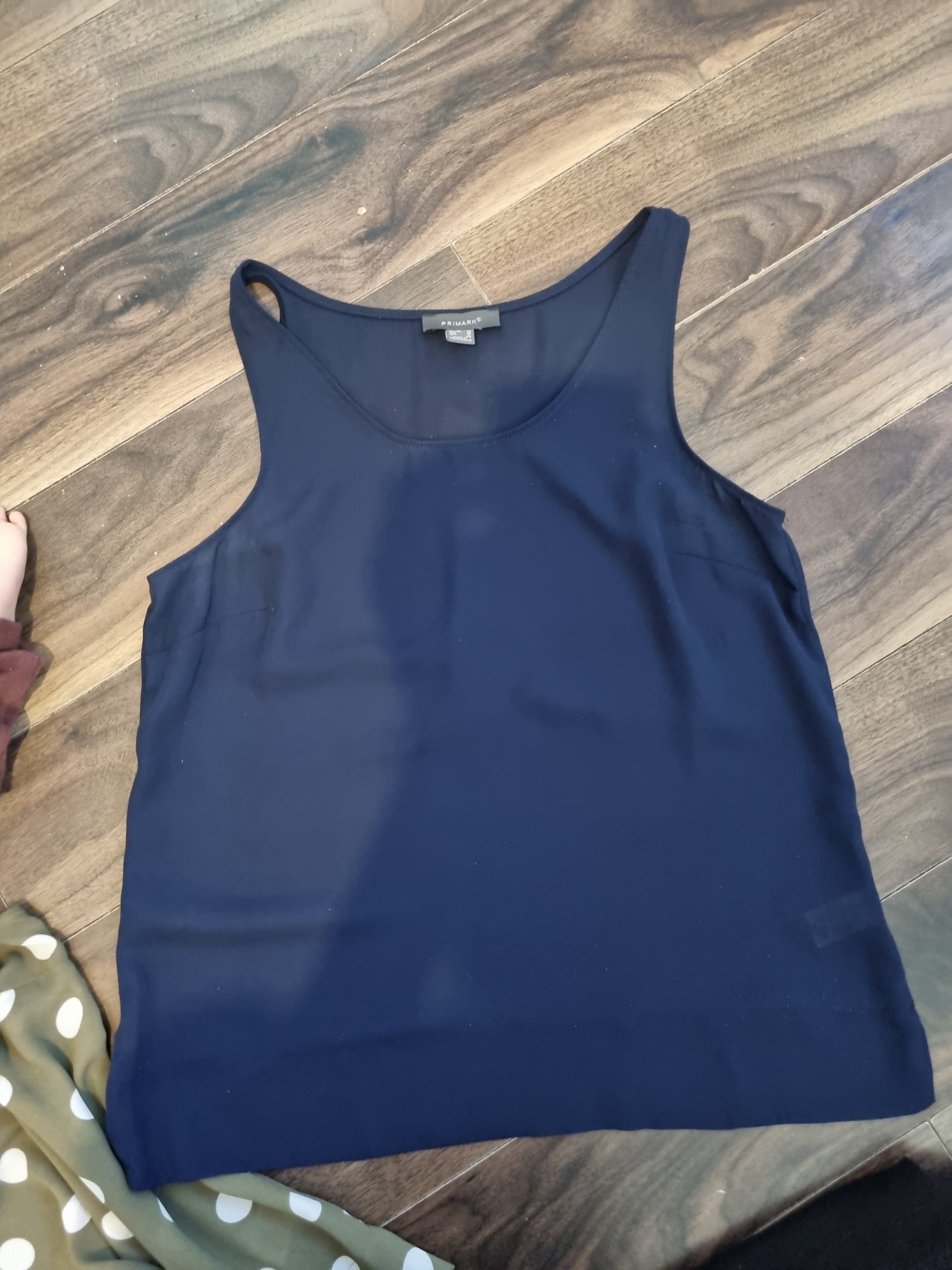Primark and Atmosphere green blue and black sleevless tops UK 8 - 10 image 9