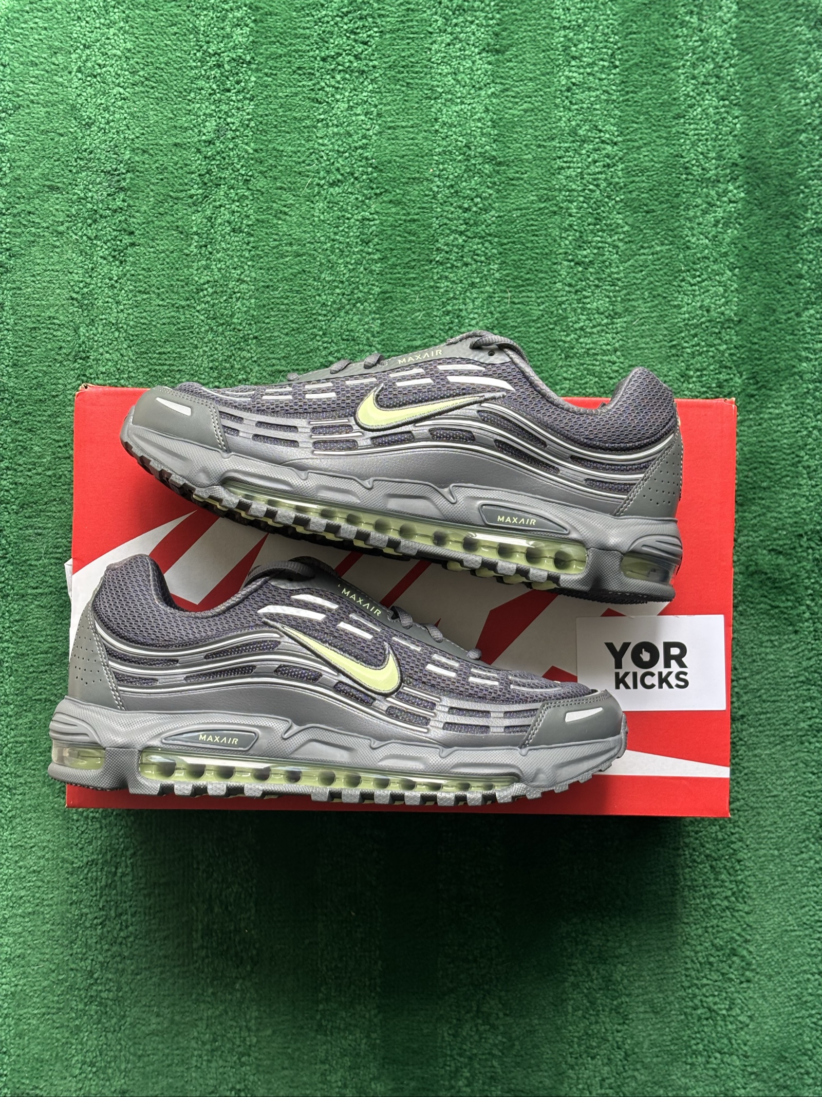 UK 10.5 Nike Air Max TL 2.5 | Iron Grey & Liquid Lime FZ4110-013 | New