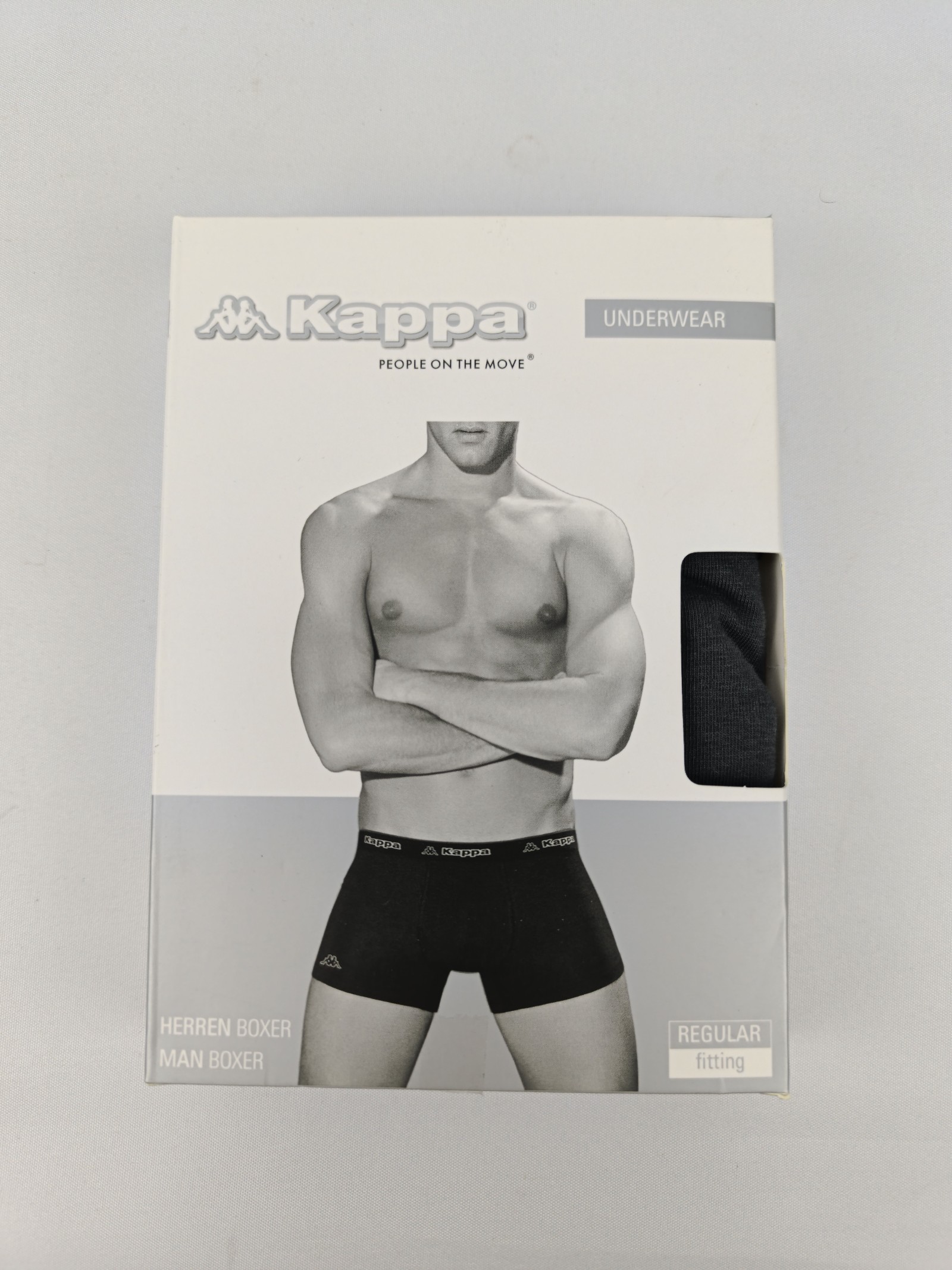 Kappa Grey Men Boxer Shorts XL Regular Fit image 2