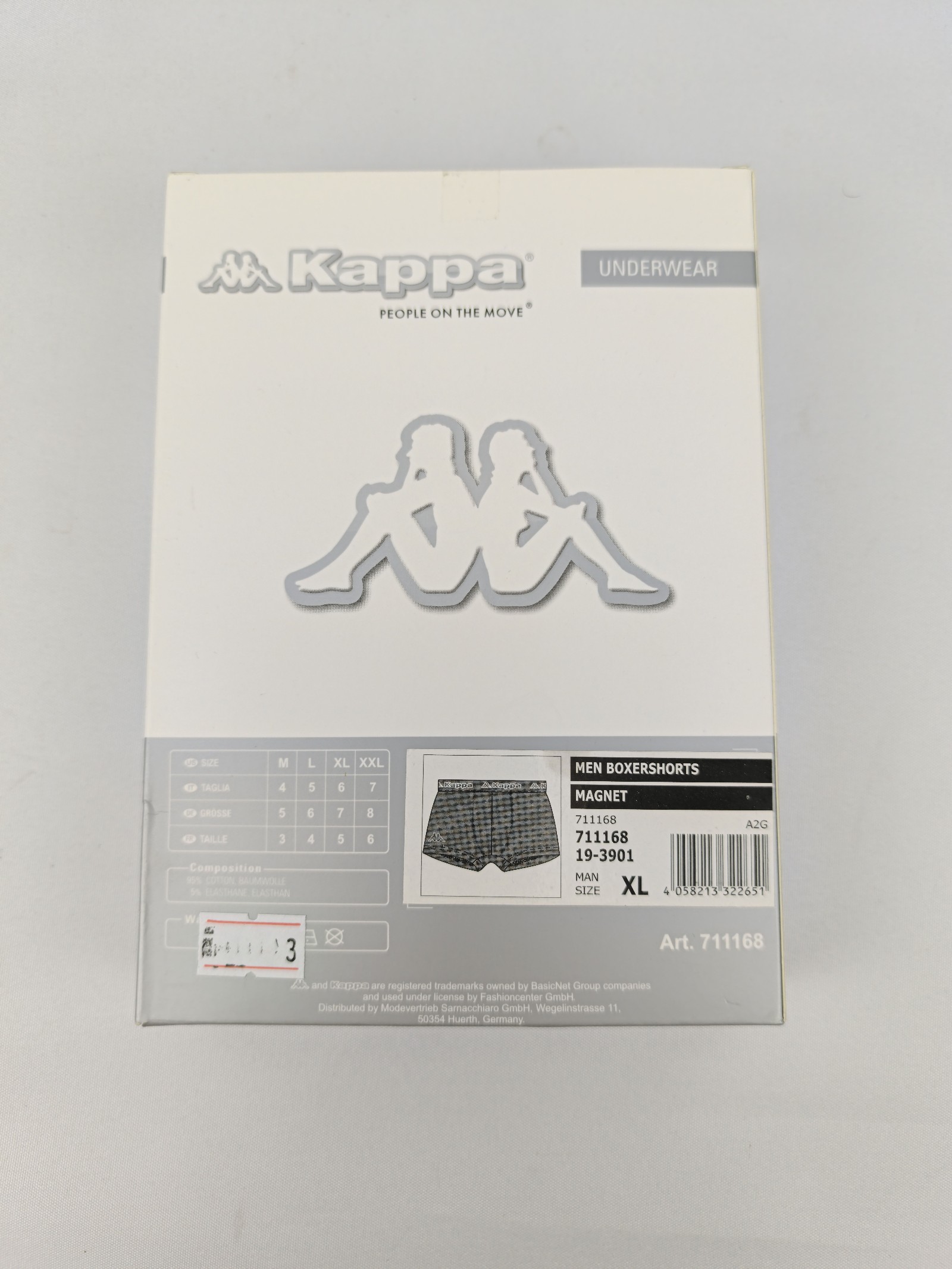 Kappa Grey Men Boxer Shorts XL Regular Fit image 3