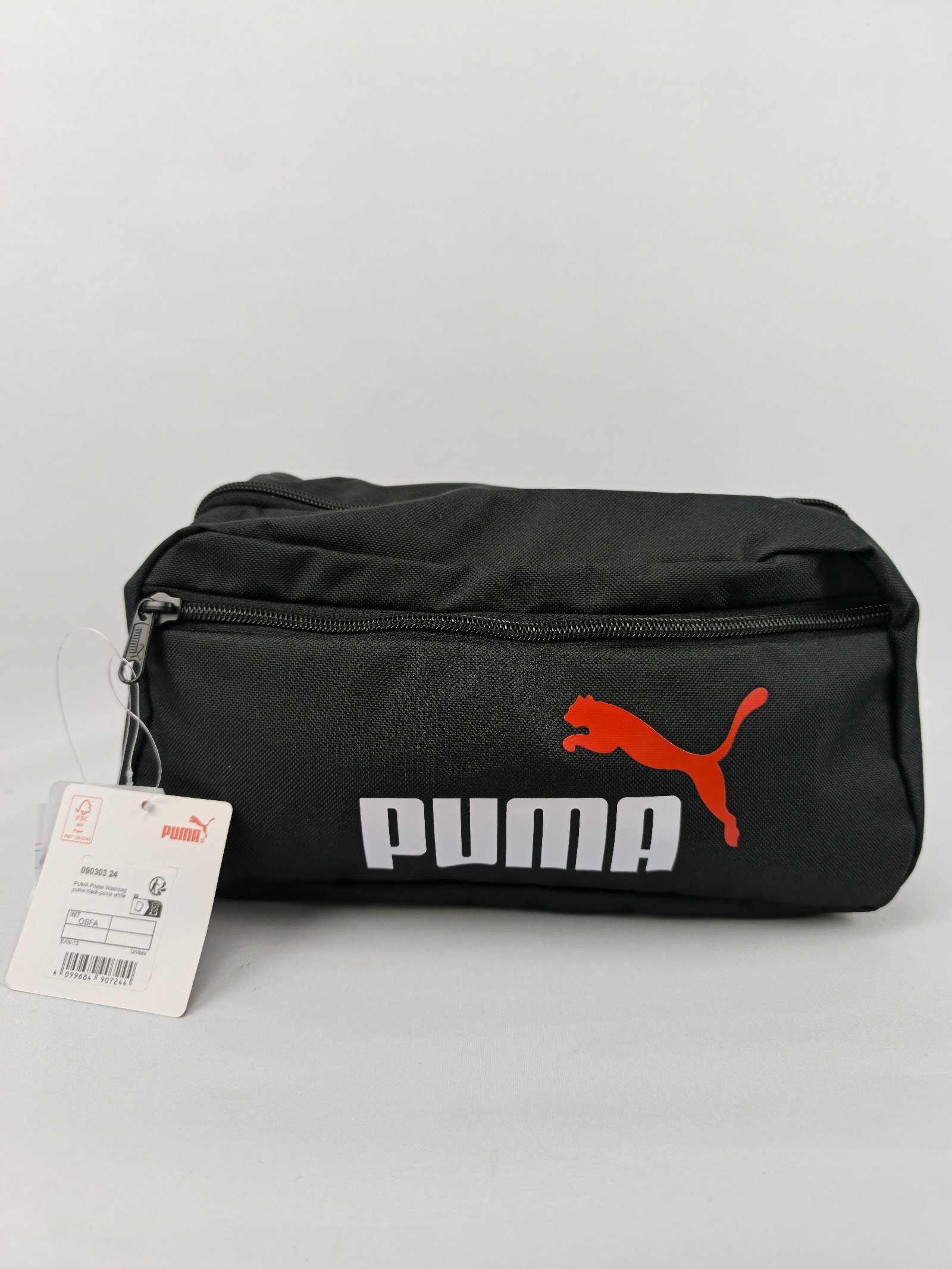 Puma Kulturbeutel Schwarz 23 cm Unisex Neu mit Originaletikett Reise Tasche image 9