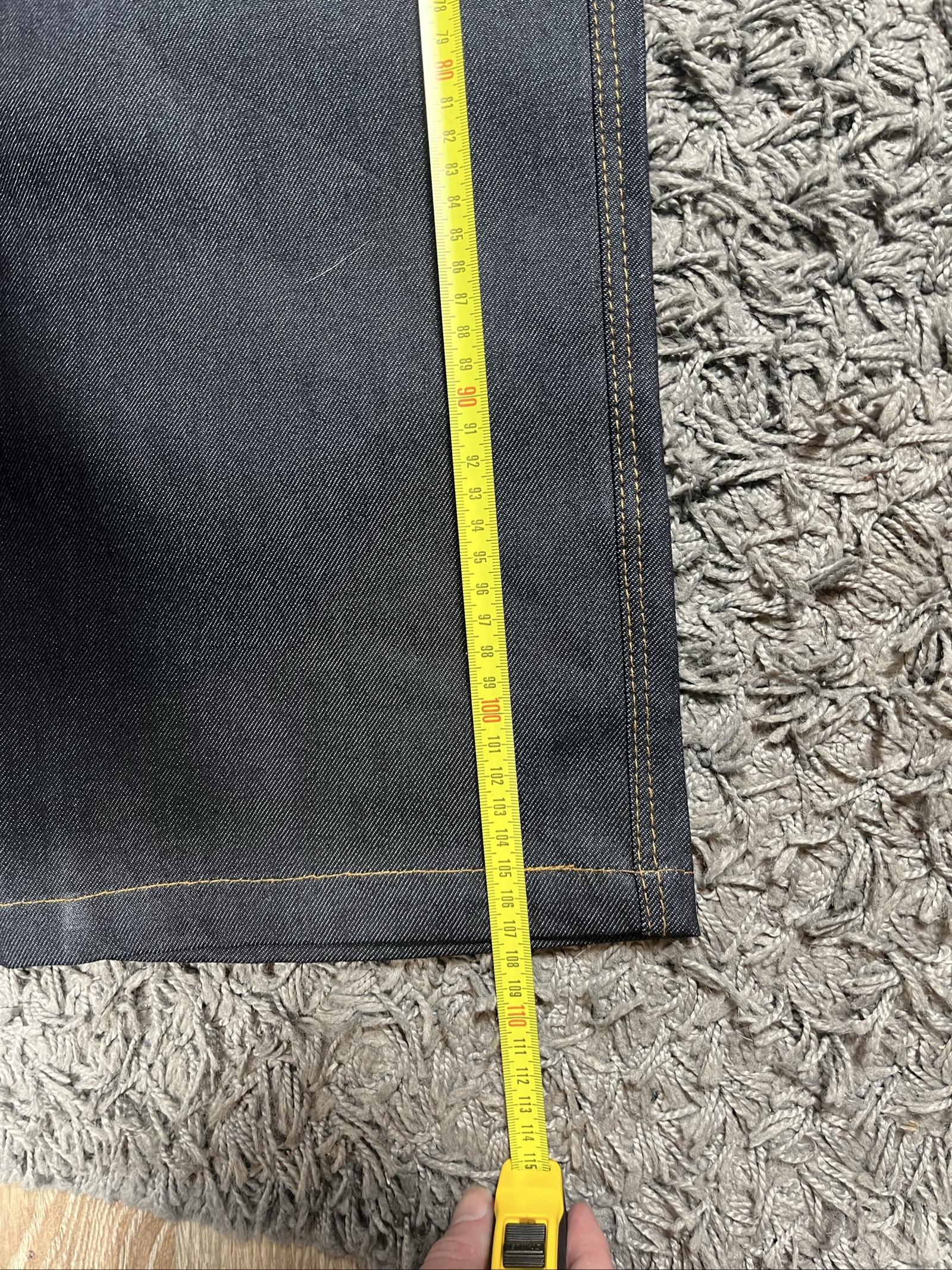 Carhartt reworked Dark Denim Workwear Jeans 34 Relaxed Fit Heavyweight Cotton image 10