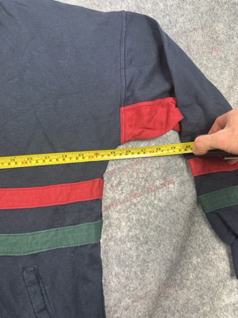 St Michael Black, Red & Green Rugby Sweatshirt Large image 5