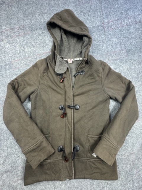 Roxy Brown Hooded Toggle Jacket XL