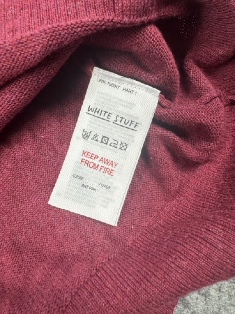 White Stuff Burgundy Cardigan UK 14 image 5