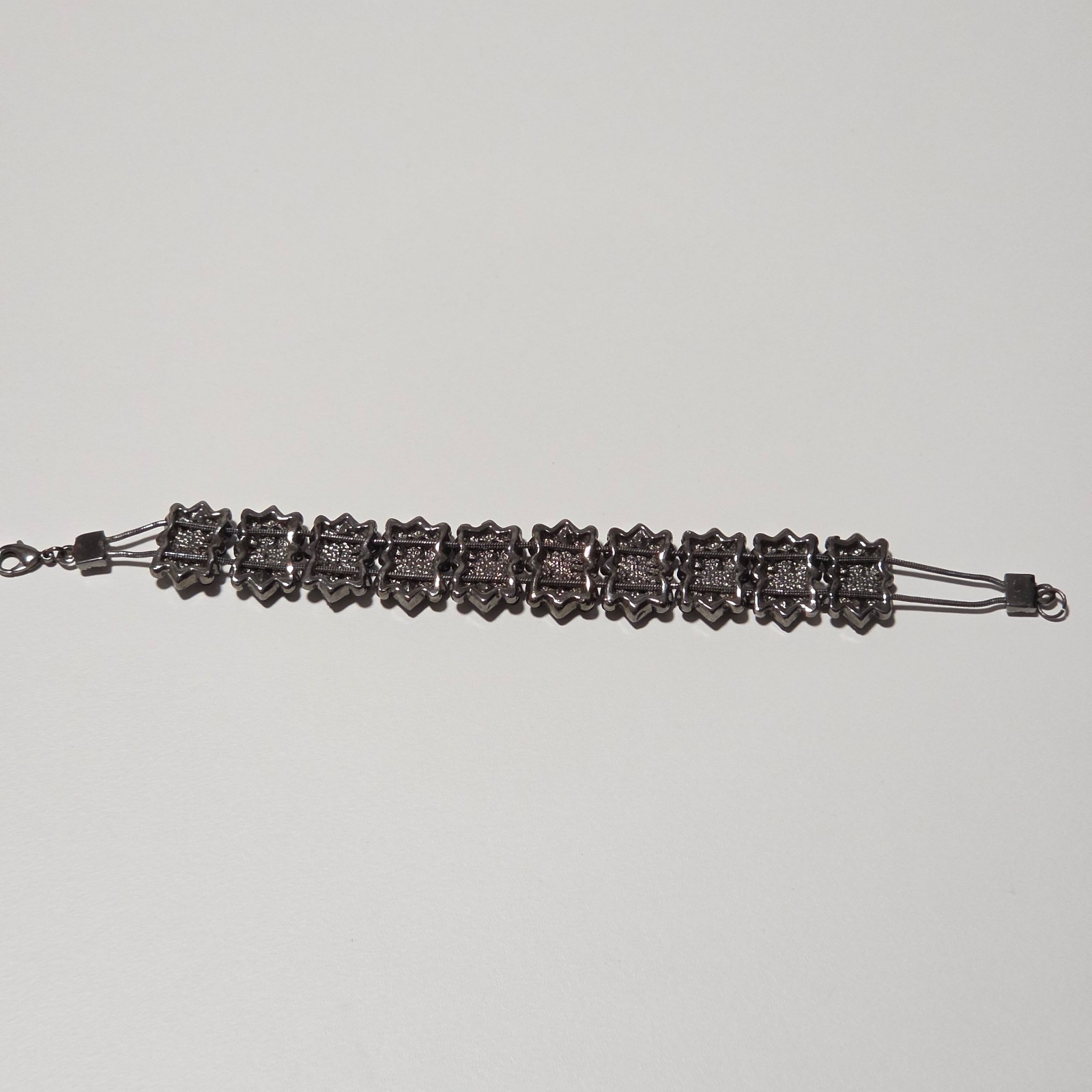 Beautiful costume black crystals Bracelet .
