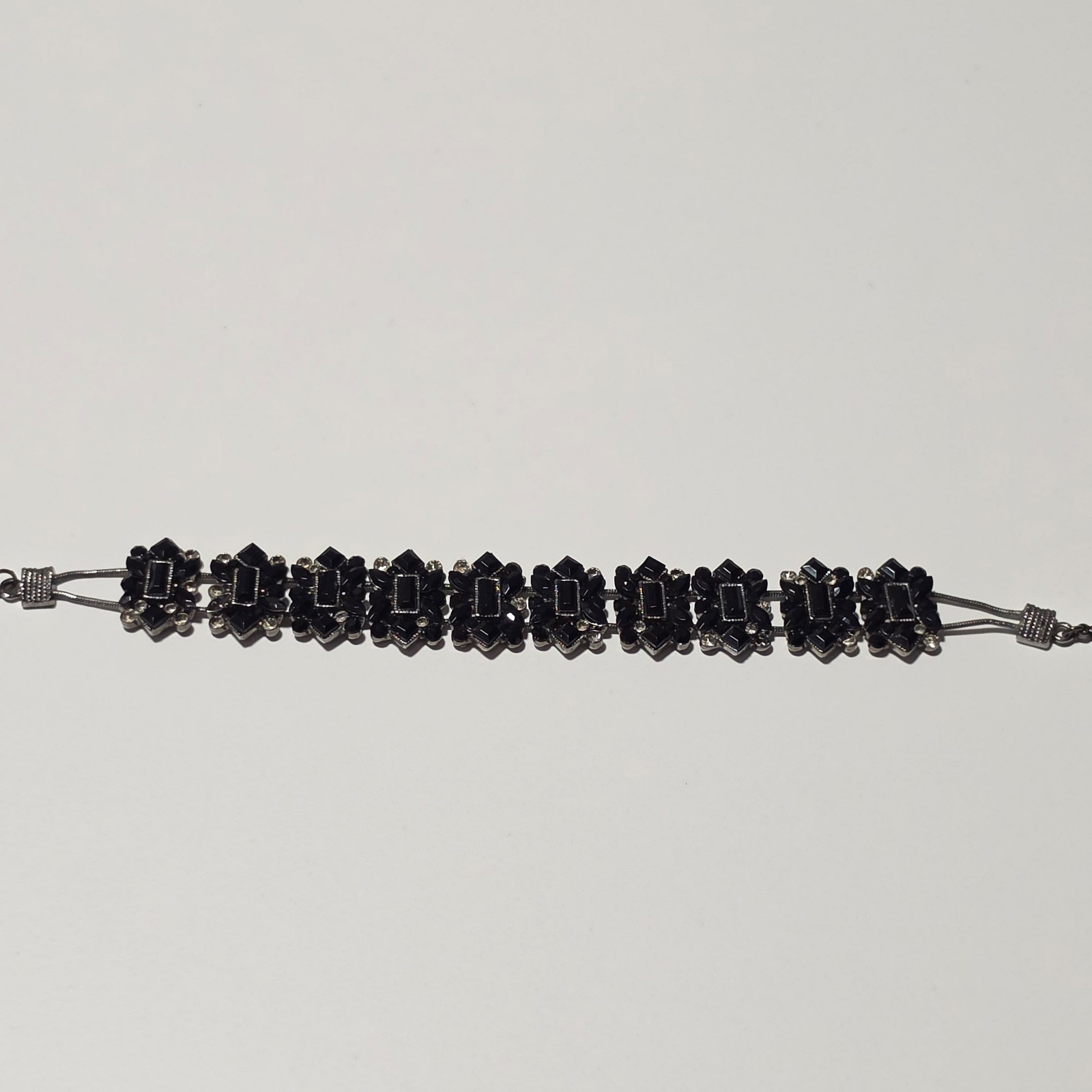 Beautiful costume black crystals Bracelet . image 5