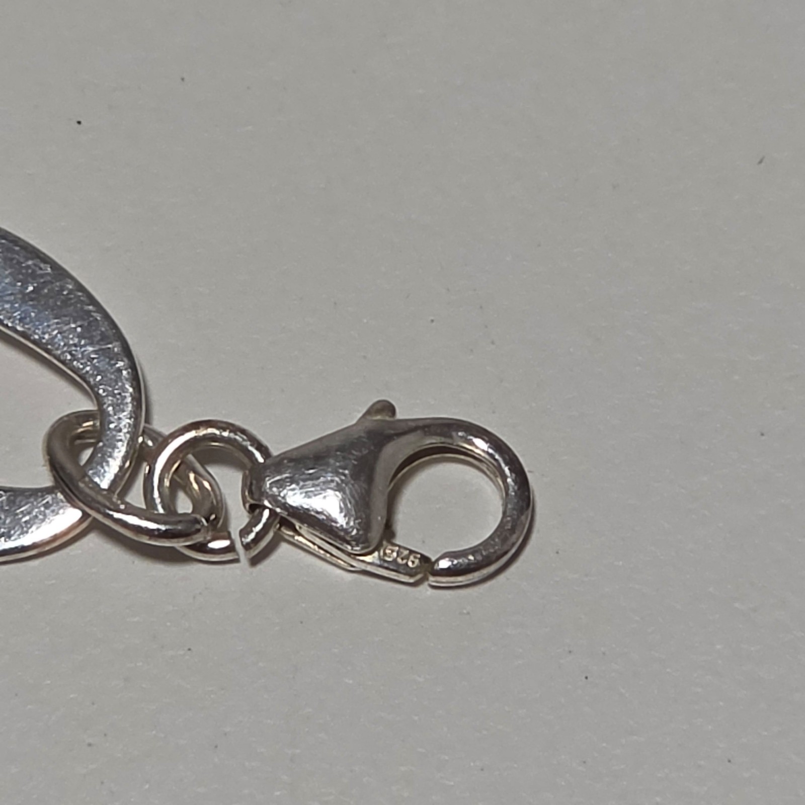 925 sterling Silver Oval Link Bracelet image 2